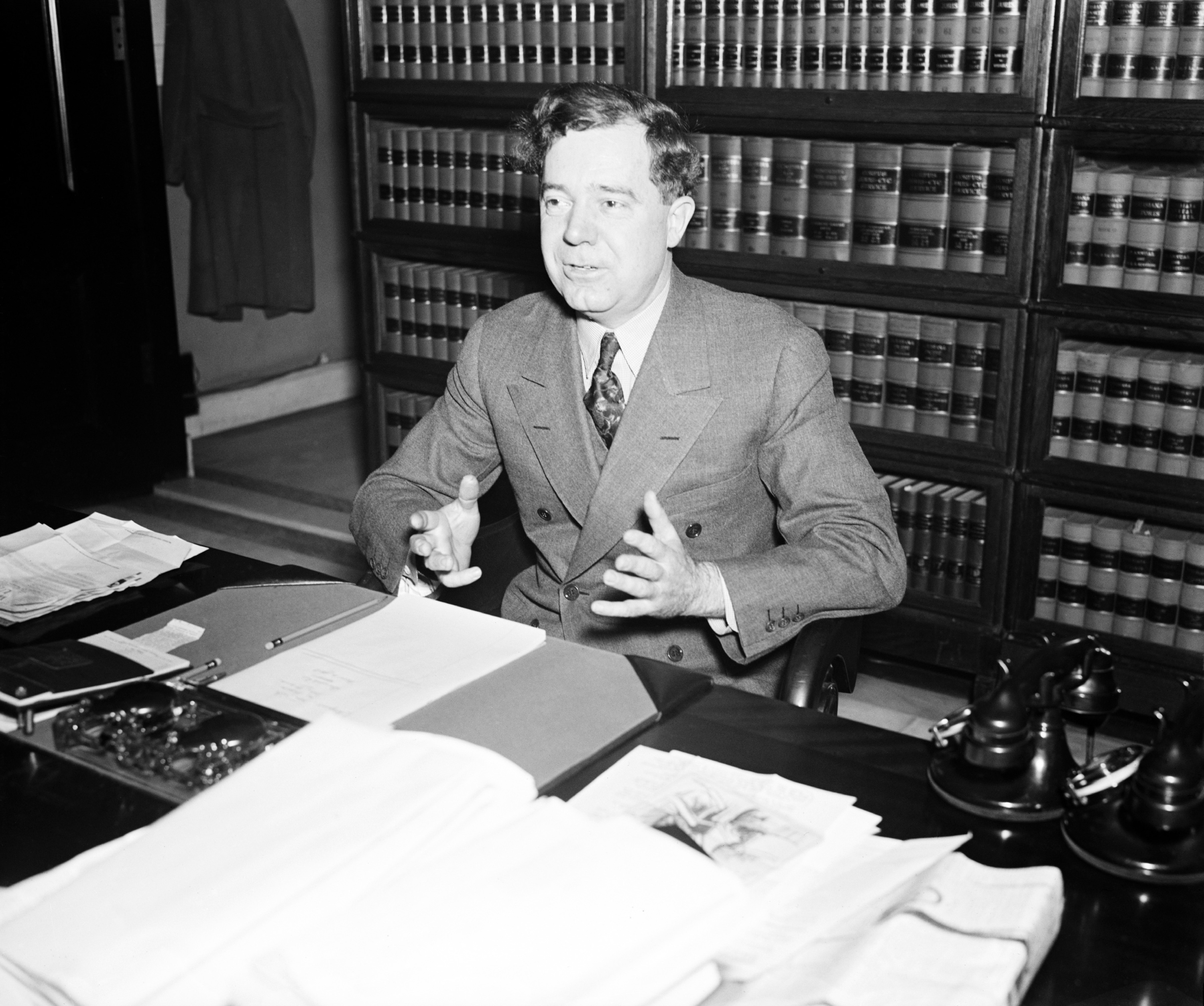 American politician Huey P. Long