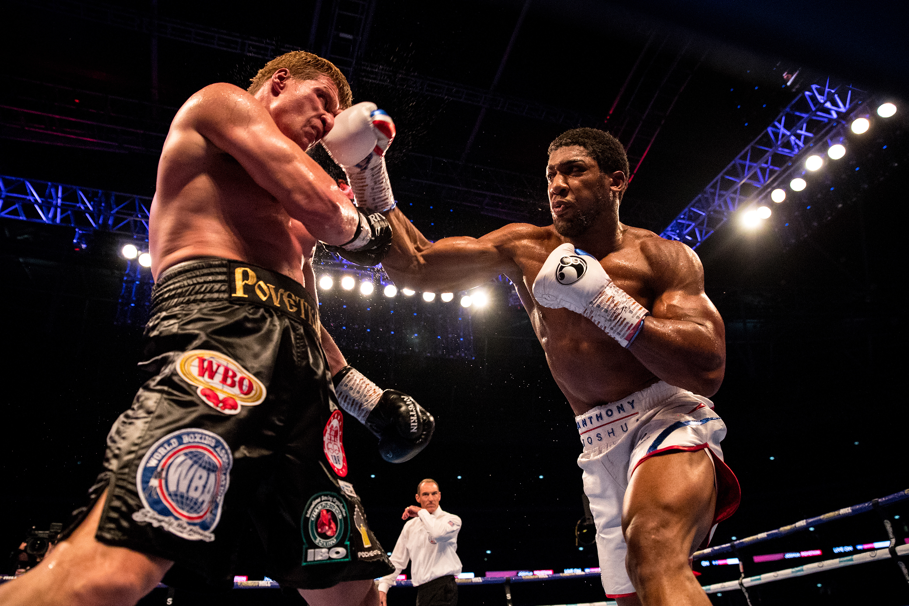 British boxer Anthony Joshua 