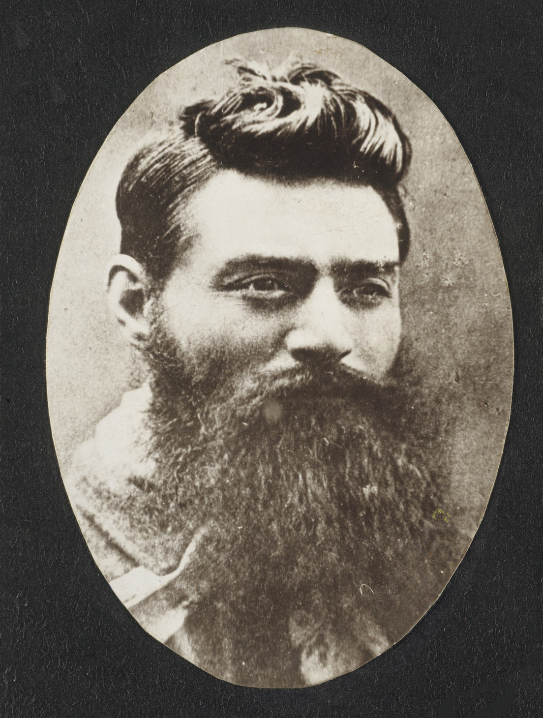 The Australian outlaw Ned Kelly