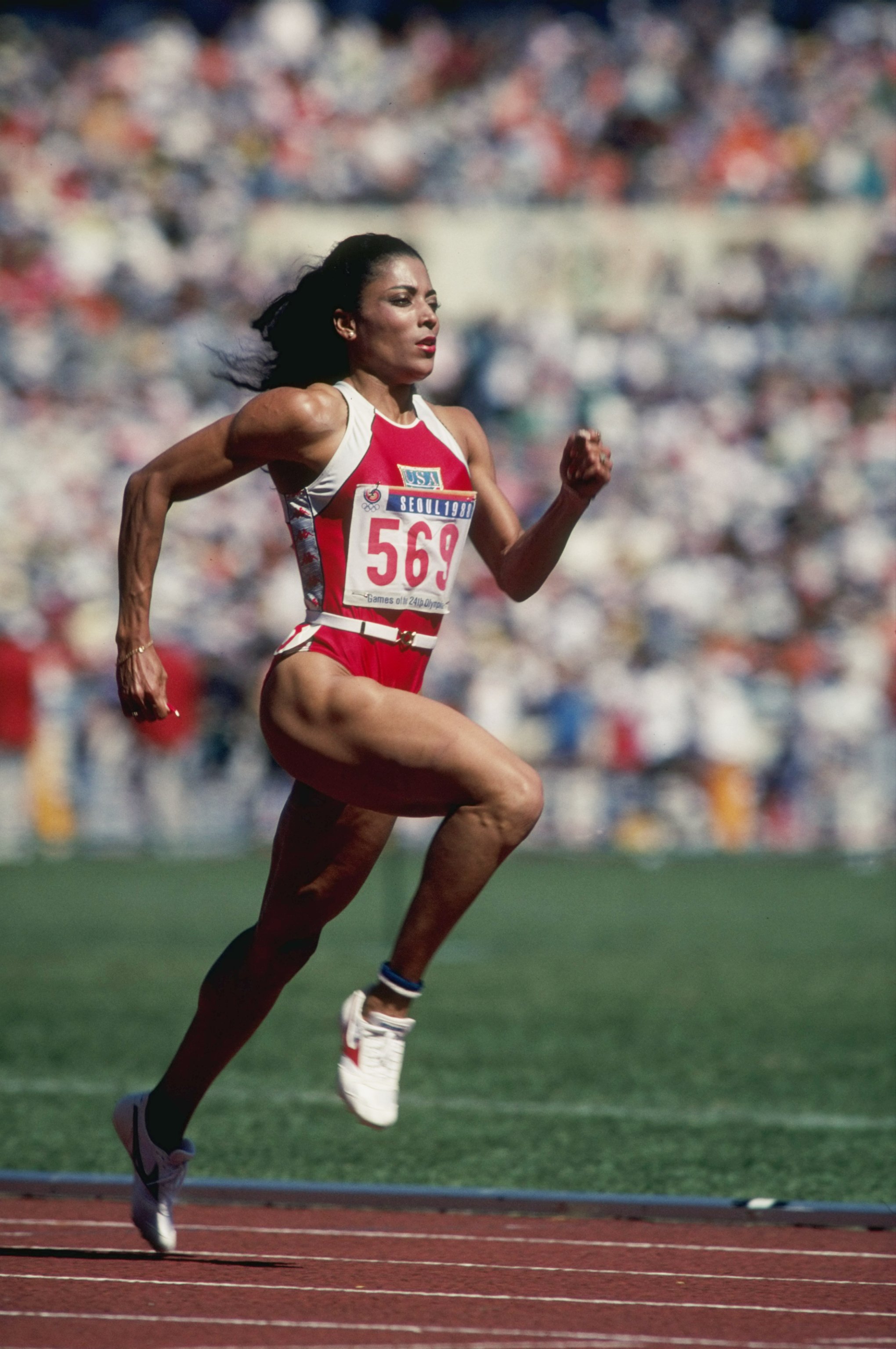 American track and field star Florence Griffith Joyner