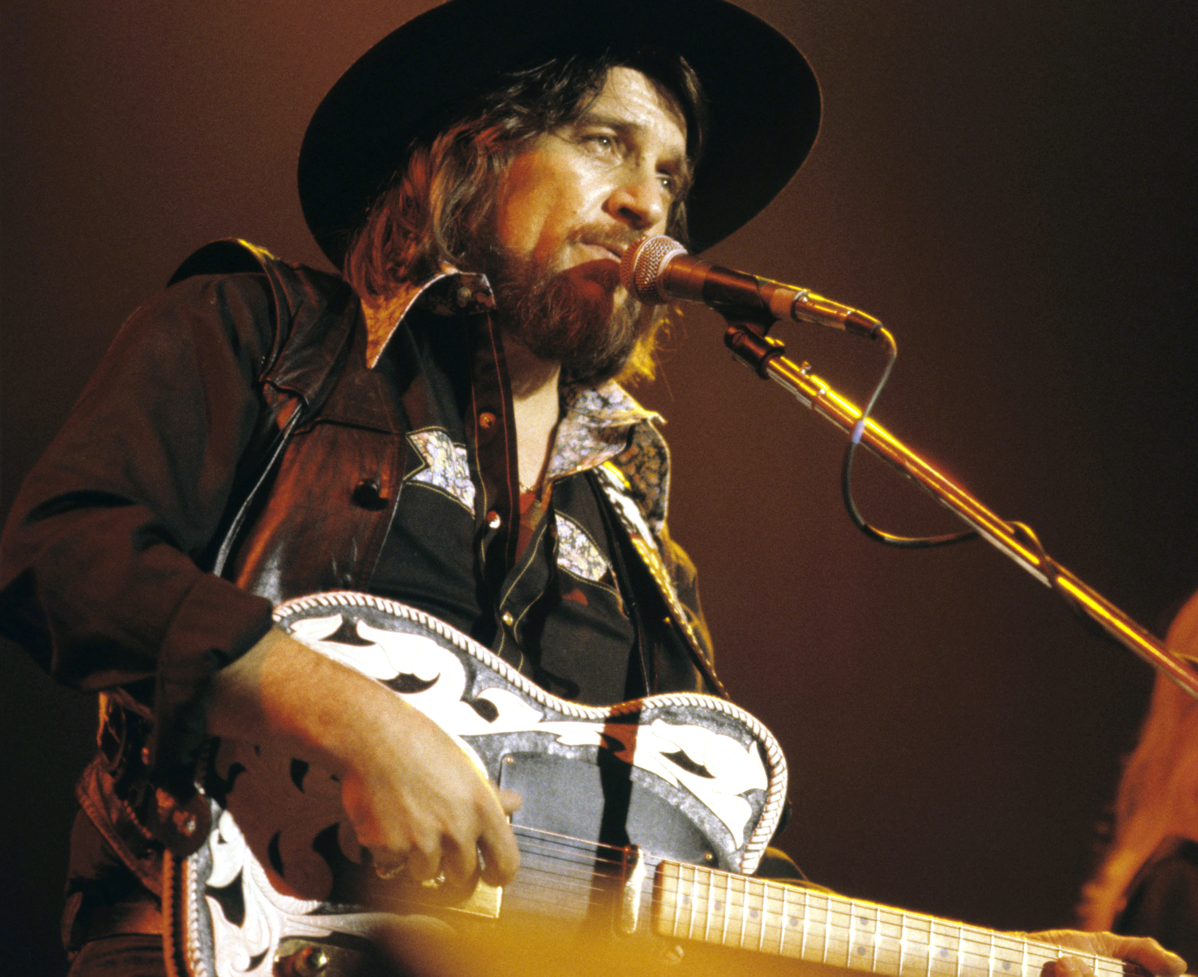 American country musician Waylon Jennings