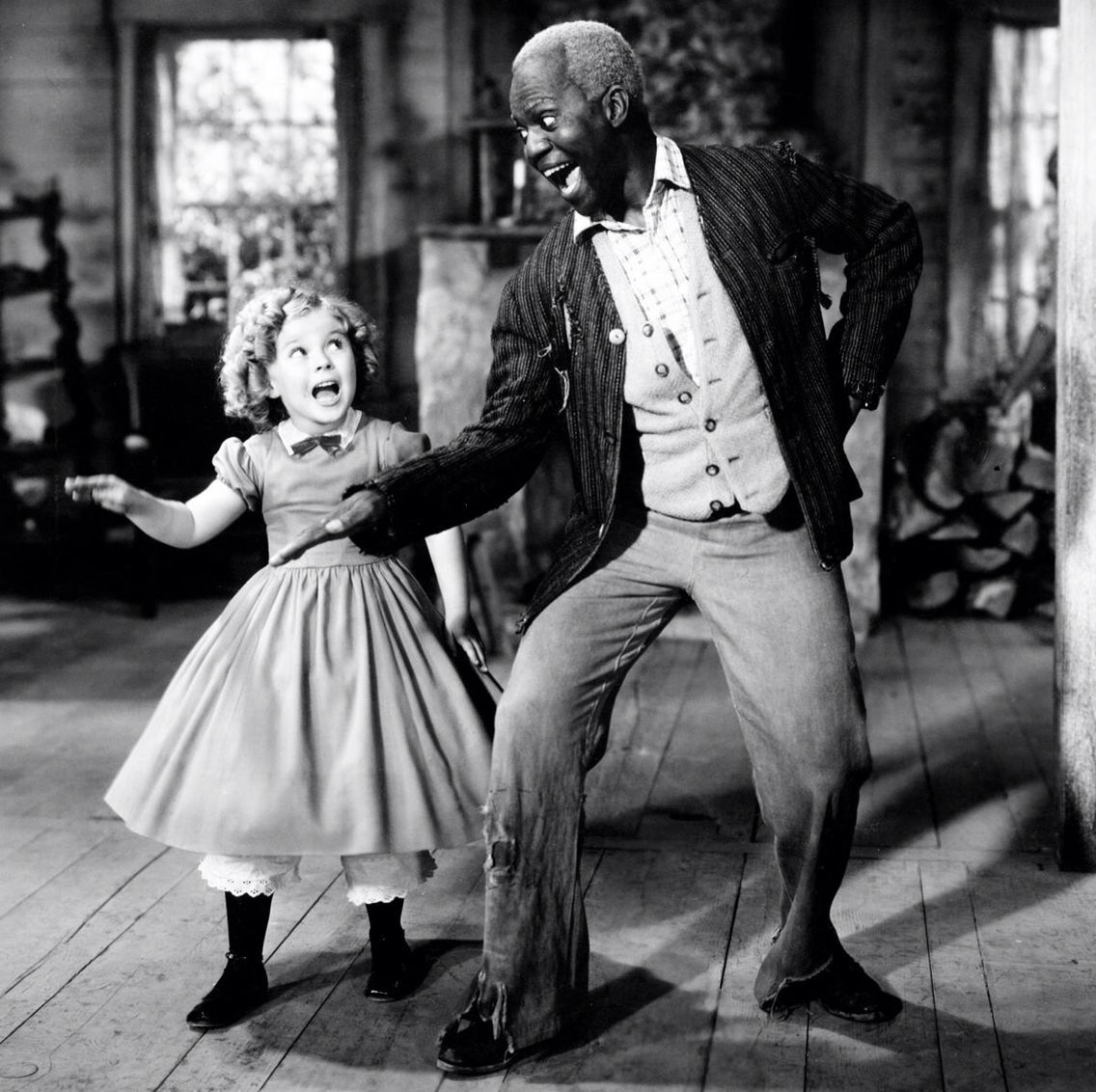 Shirley Temple and Bill Robinson in The Littlest Rebel (1935)