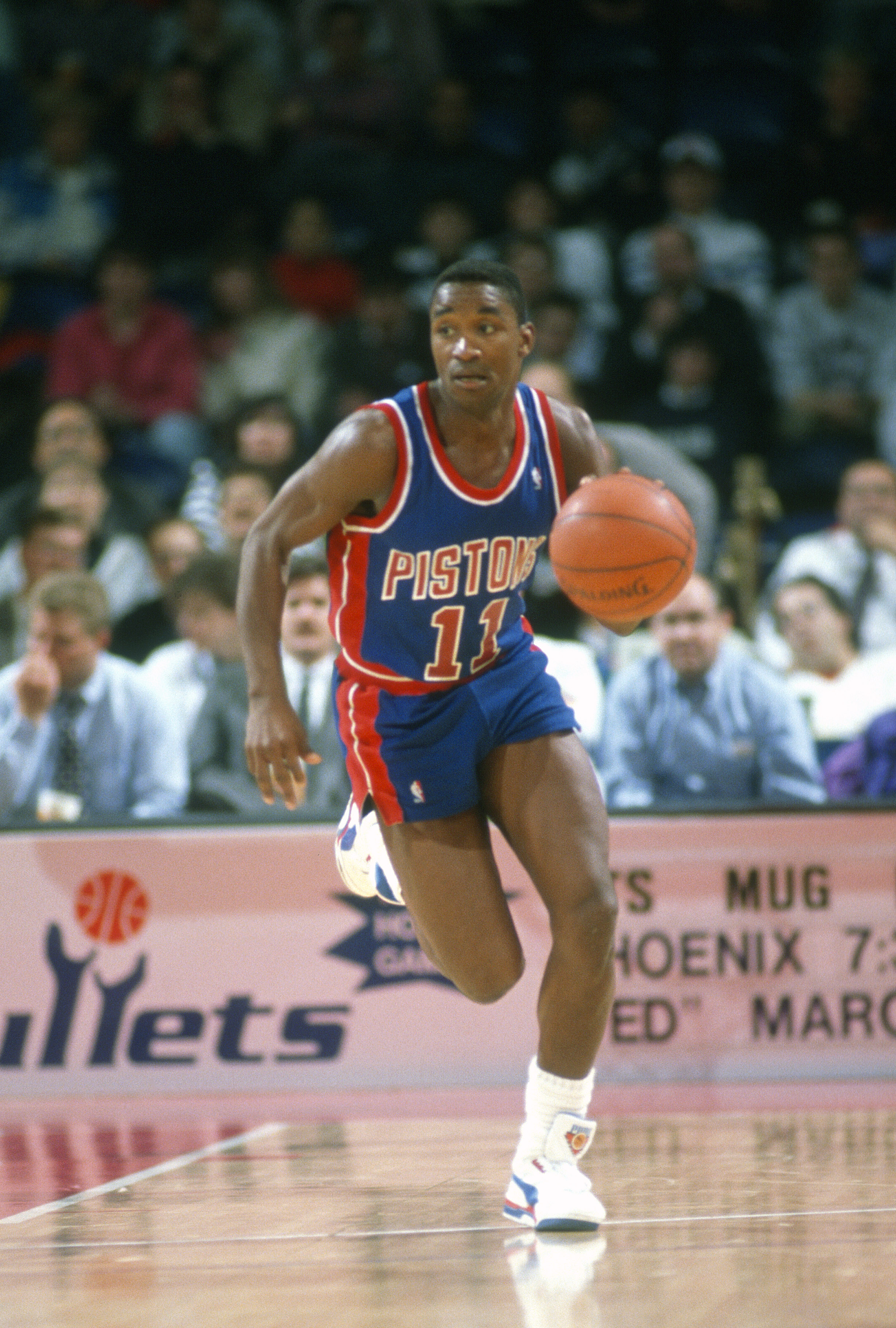 American basketball player Isiah Thomas