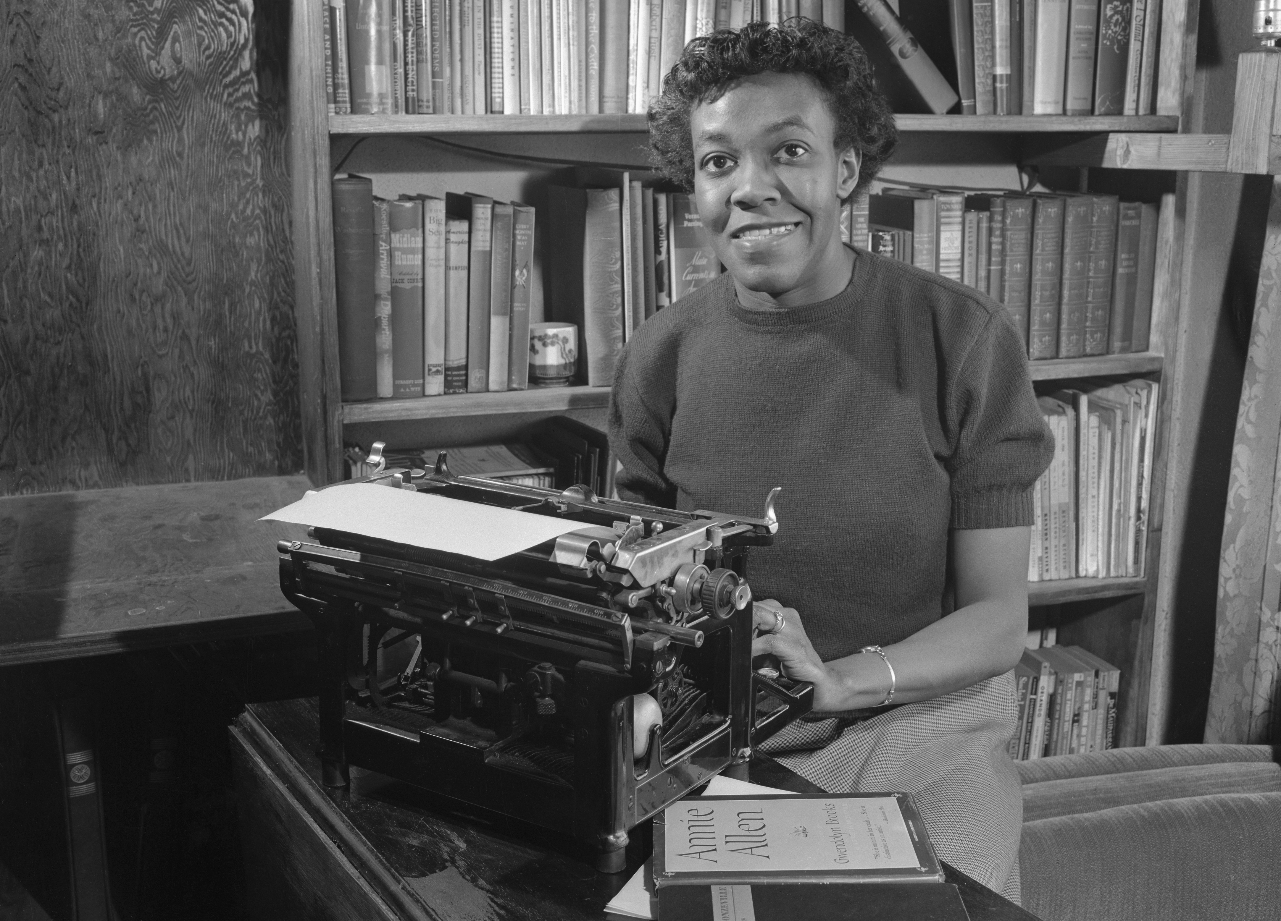 African American poet Gwendolyn Brooks