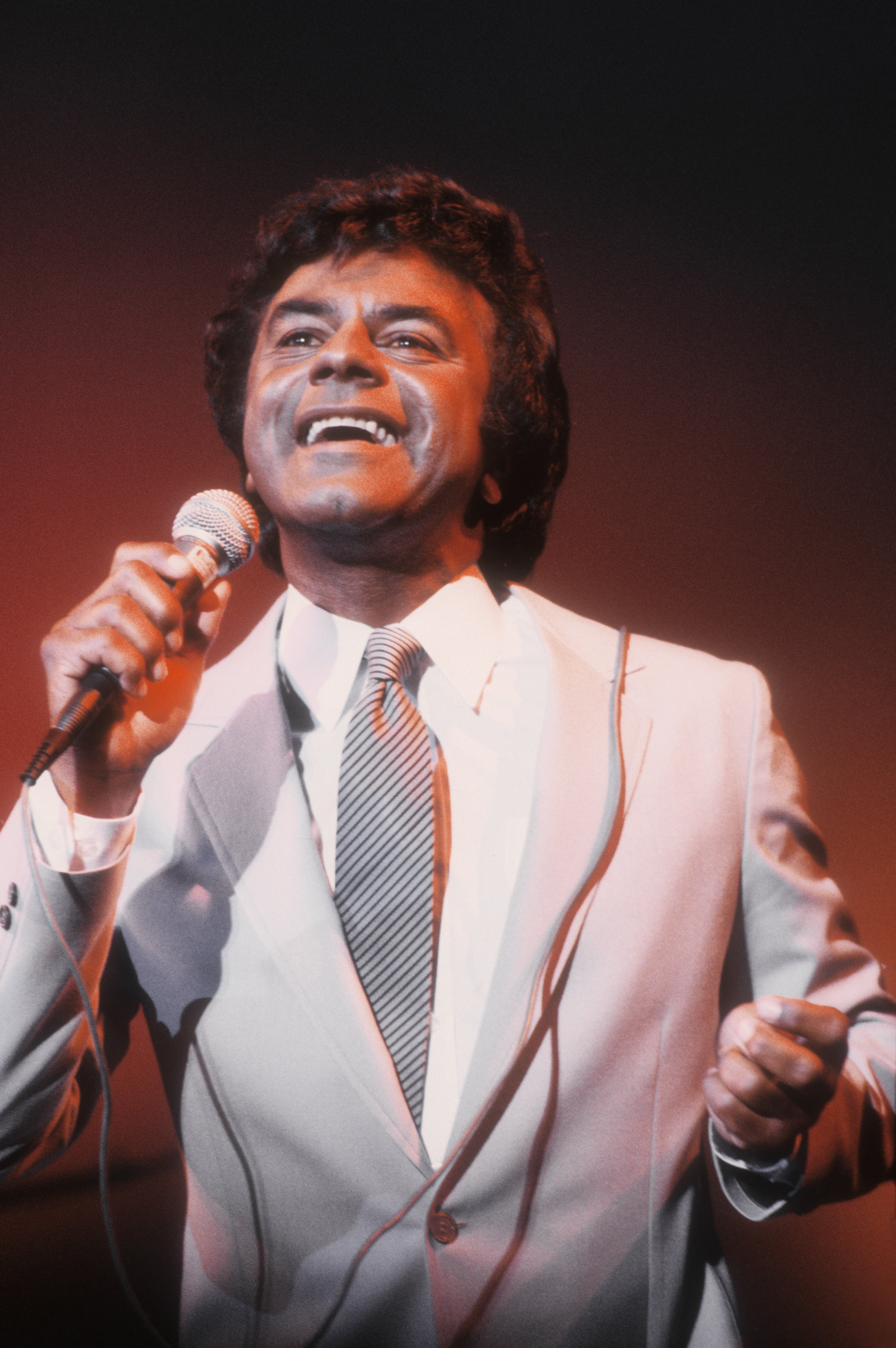 American singer Johnny Mathis