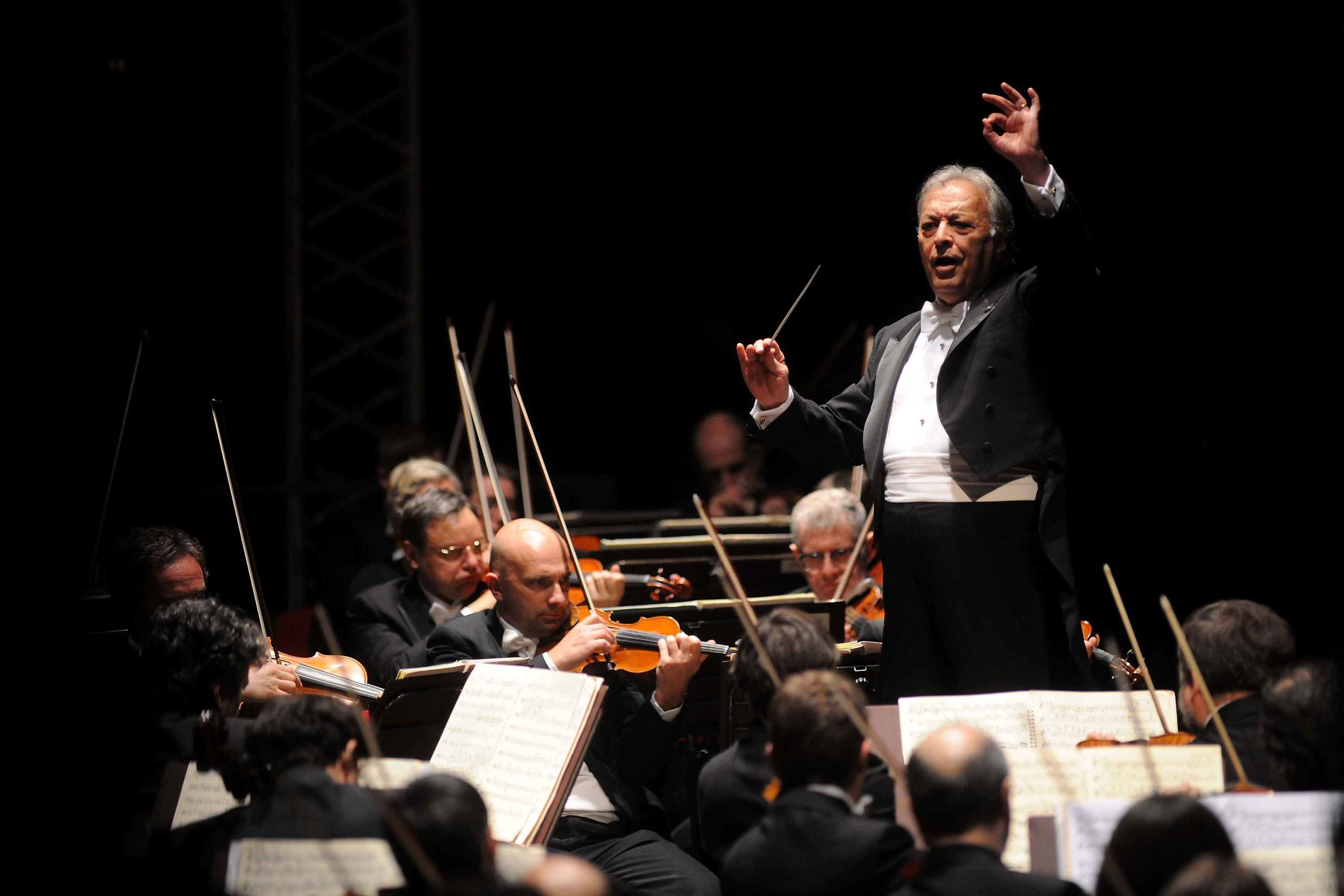 Indian orchestra conductor Zubin Mehta