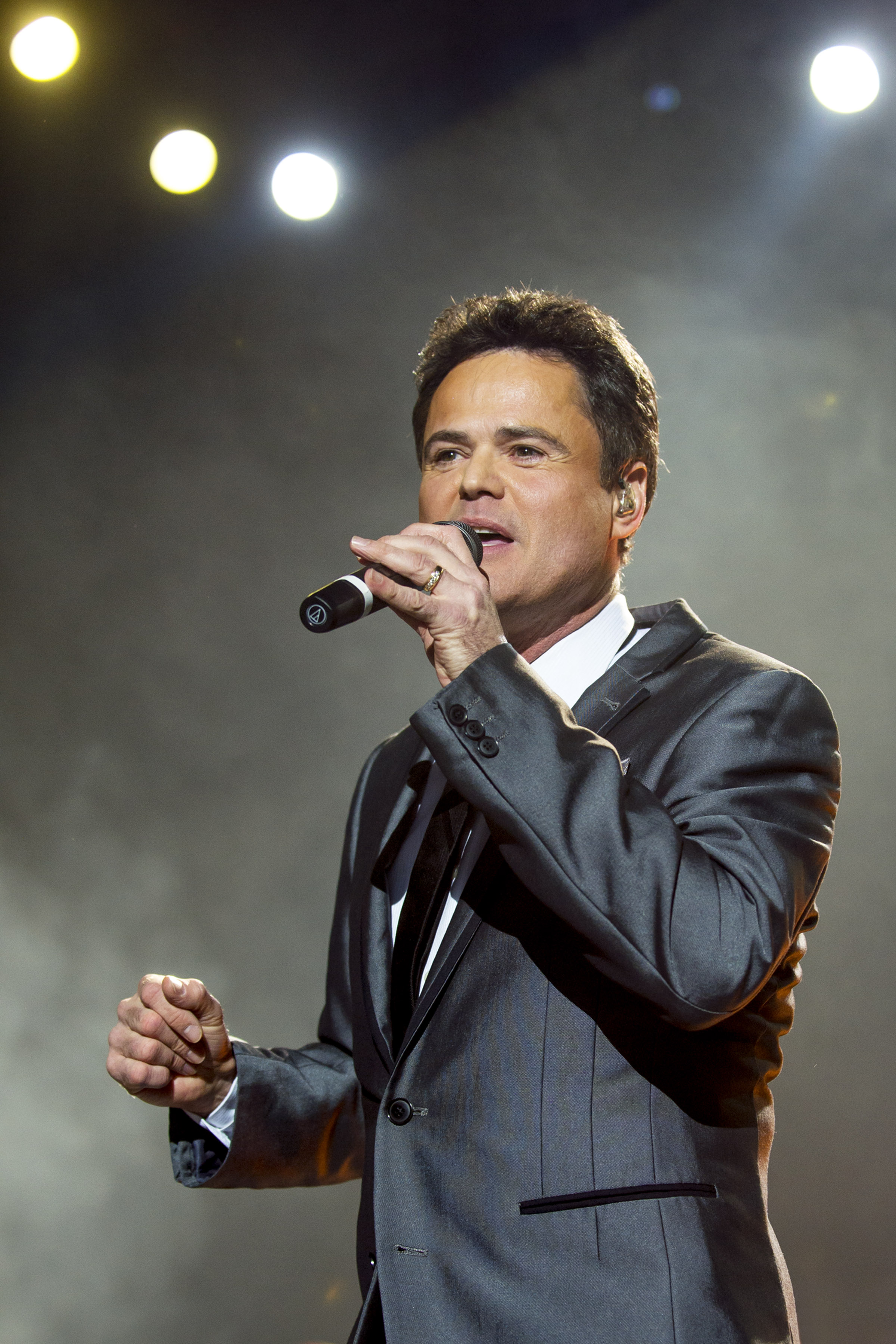 American singer and musical comedy star Donny Osmond