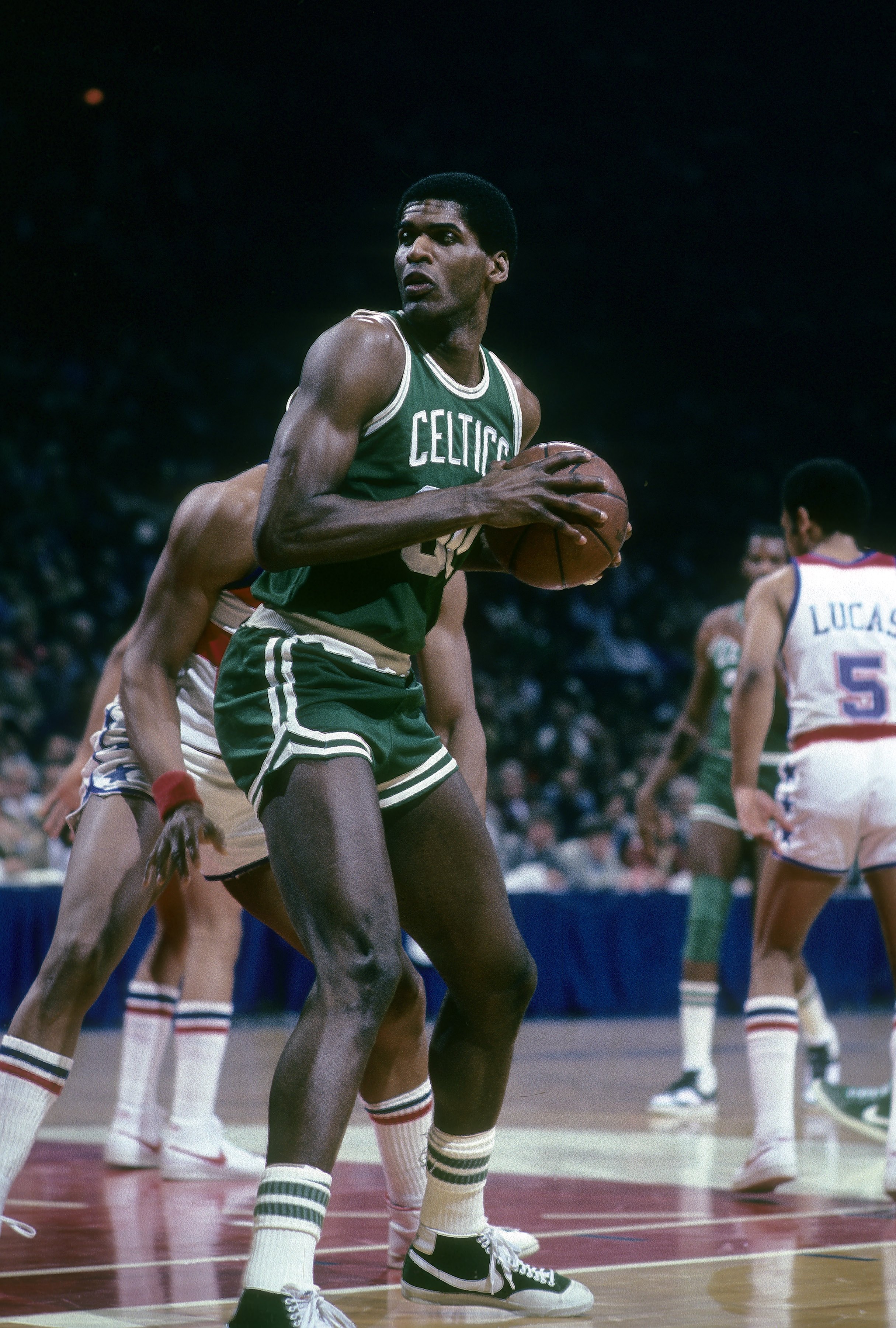 American basketball player Robert Parish