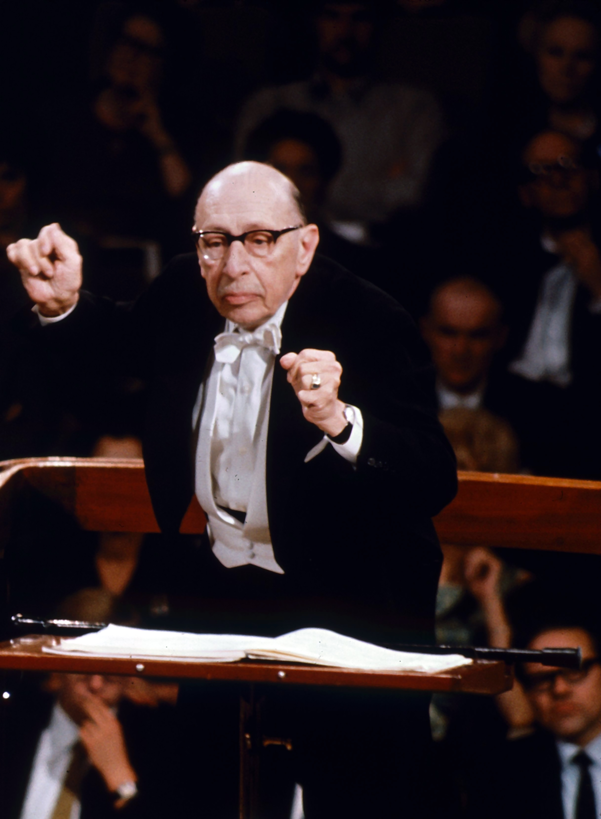 Russian-born composer Igor Stravinsky