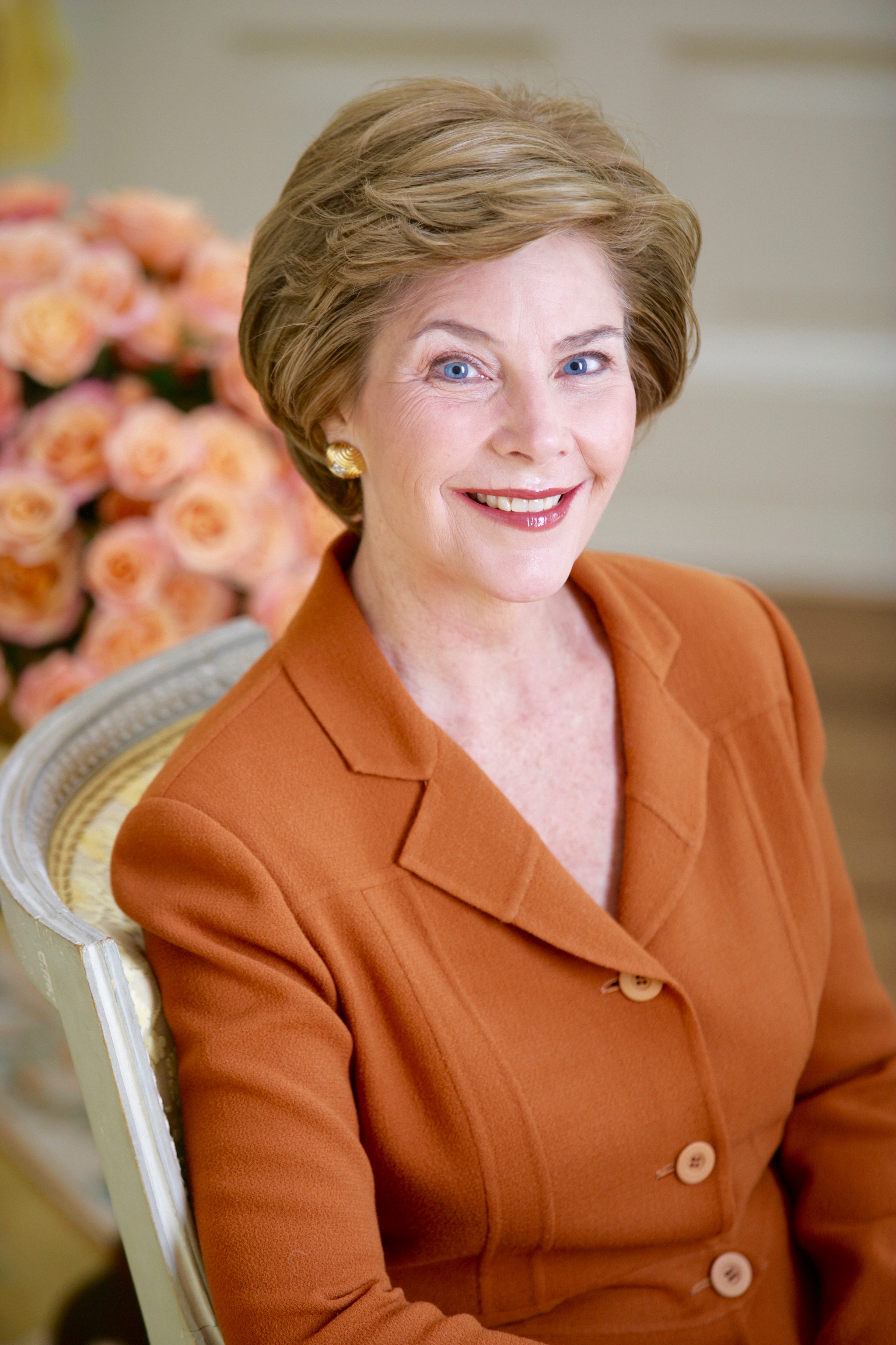 Laura Welch Bush, wife of President George W. Bush