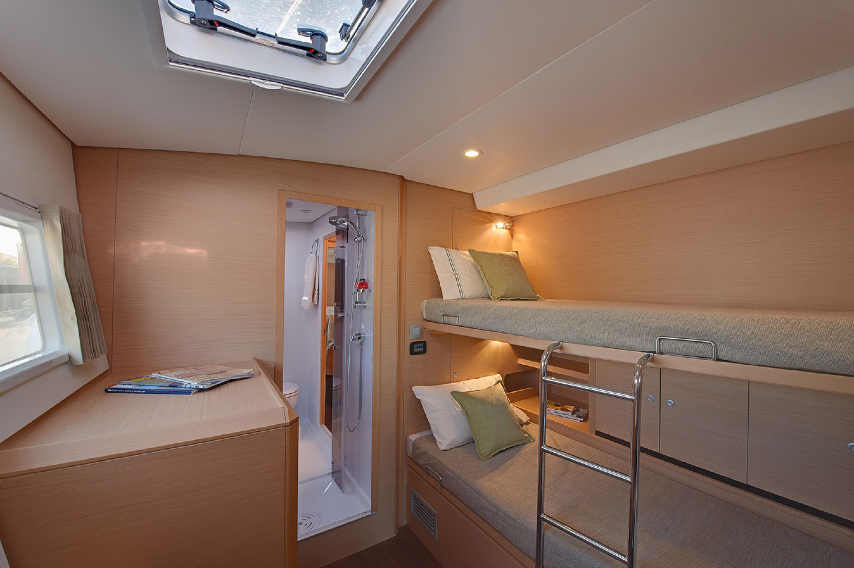 Sailboat sleeping quarters