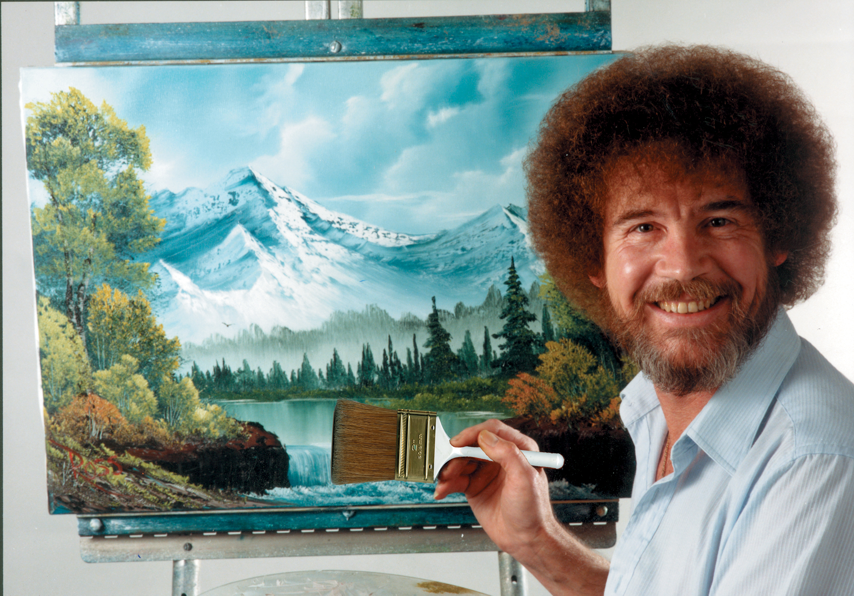 American painter Bob Ross