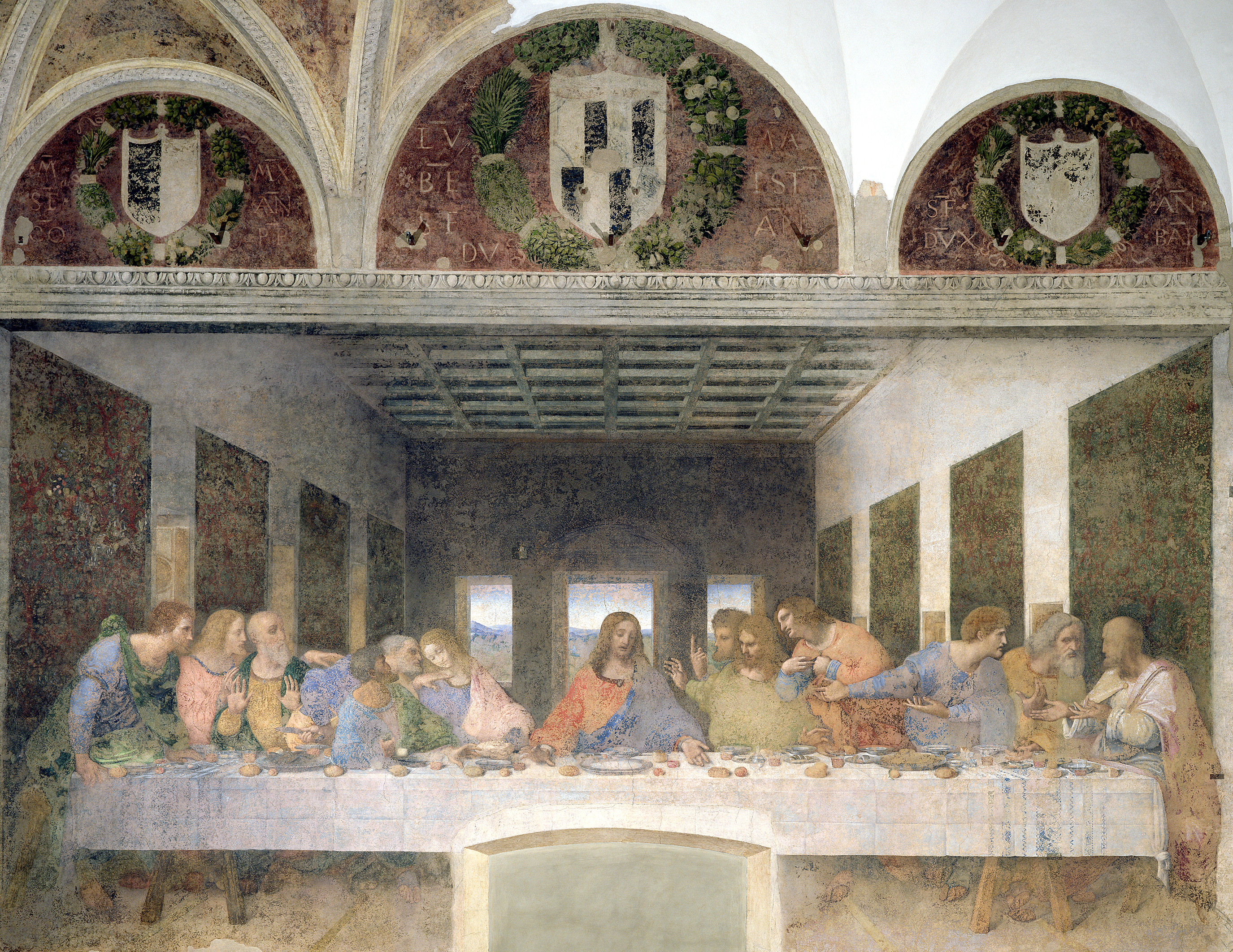 The Last Supper, painting by Leonardo da Vinci