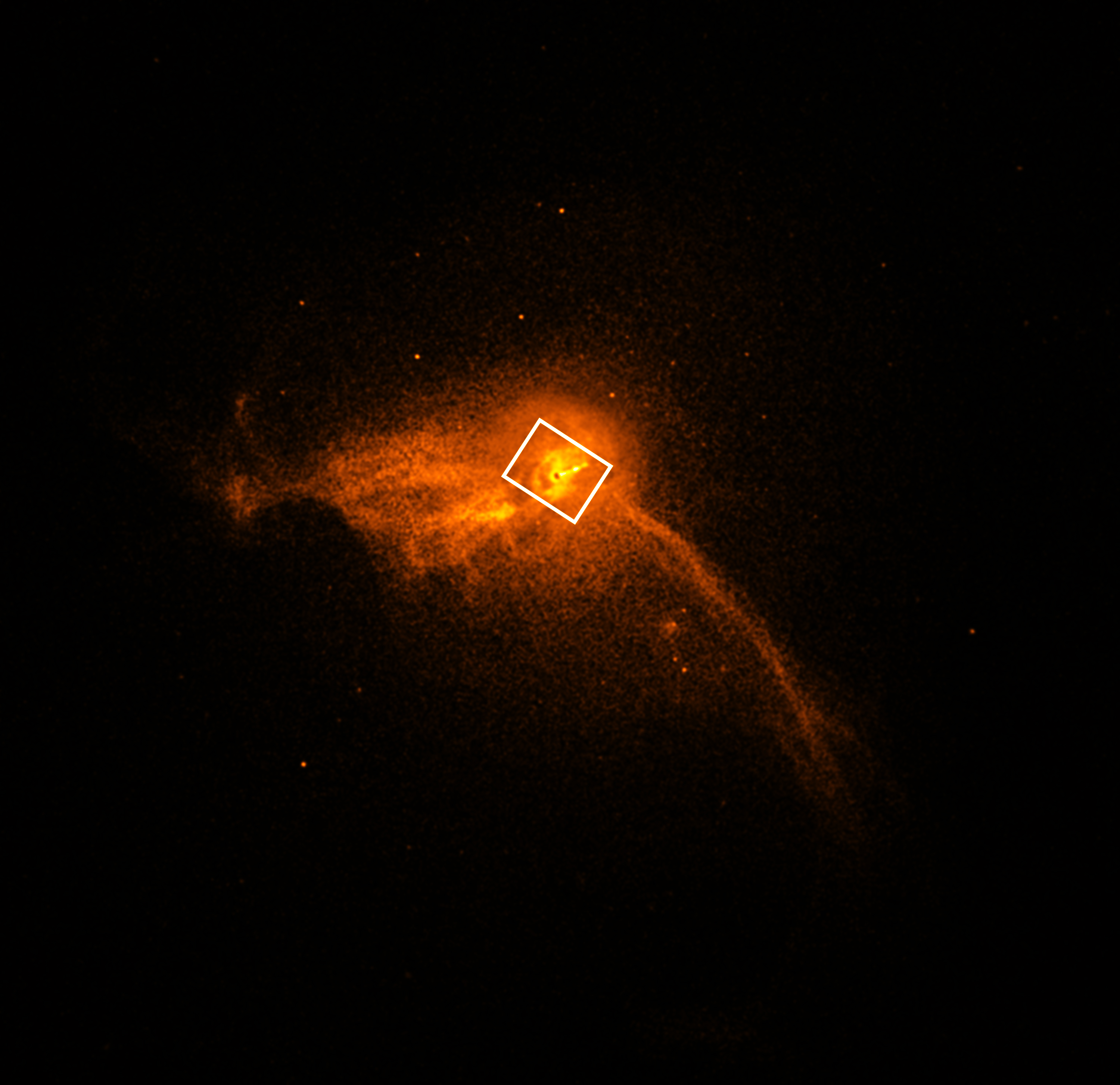 Core of the M87 Galaxy 