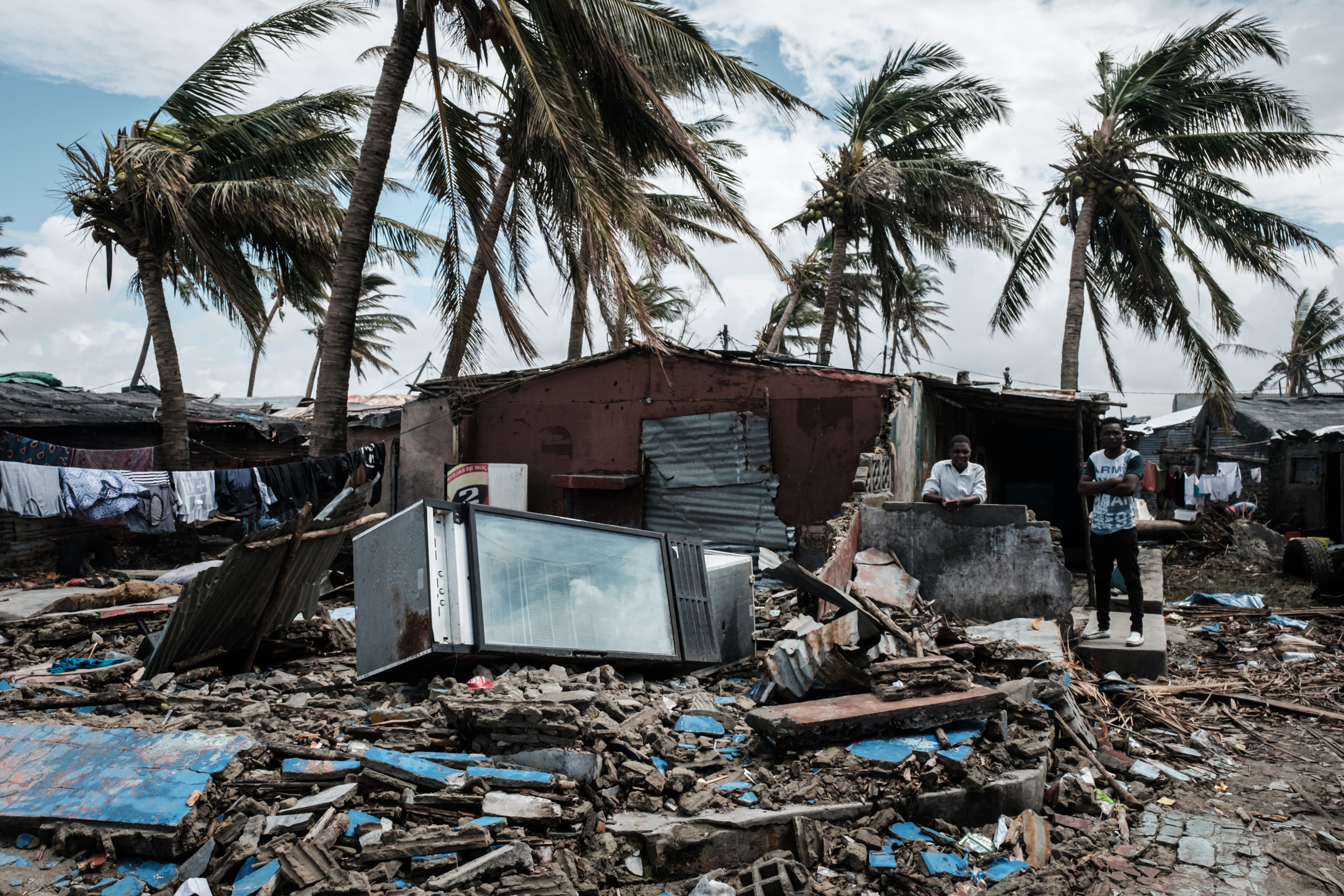 Damage in Mozambique after Cyclone Idai