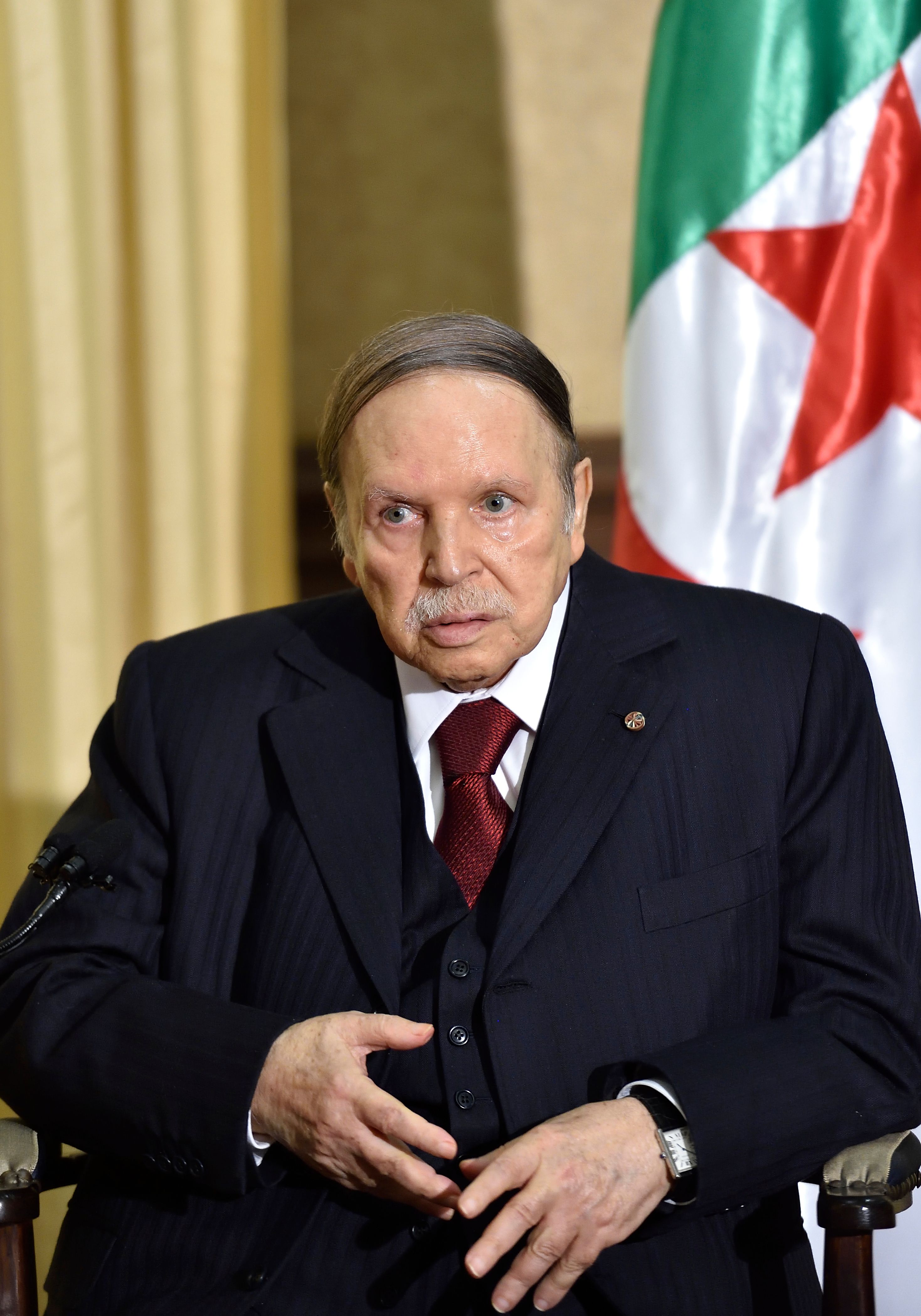 Former Algerian President Abdelaziz Bouteflika