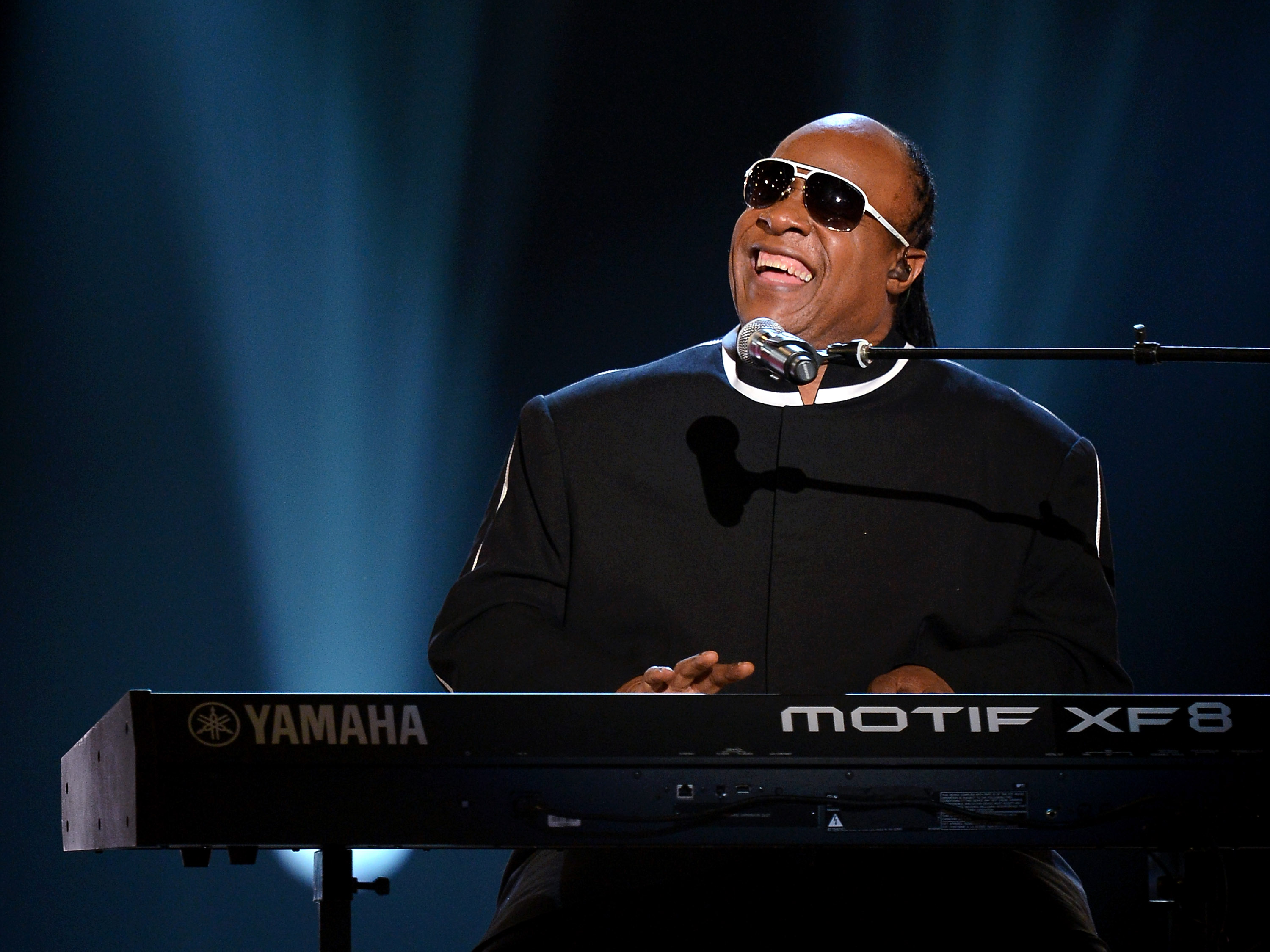 American musician Stevie Wonder