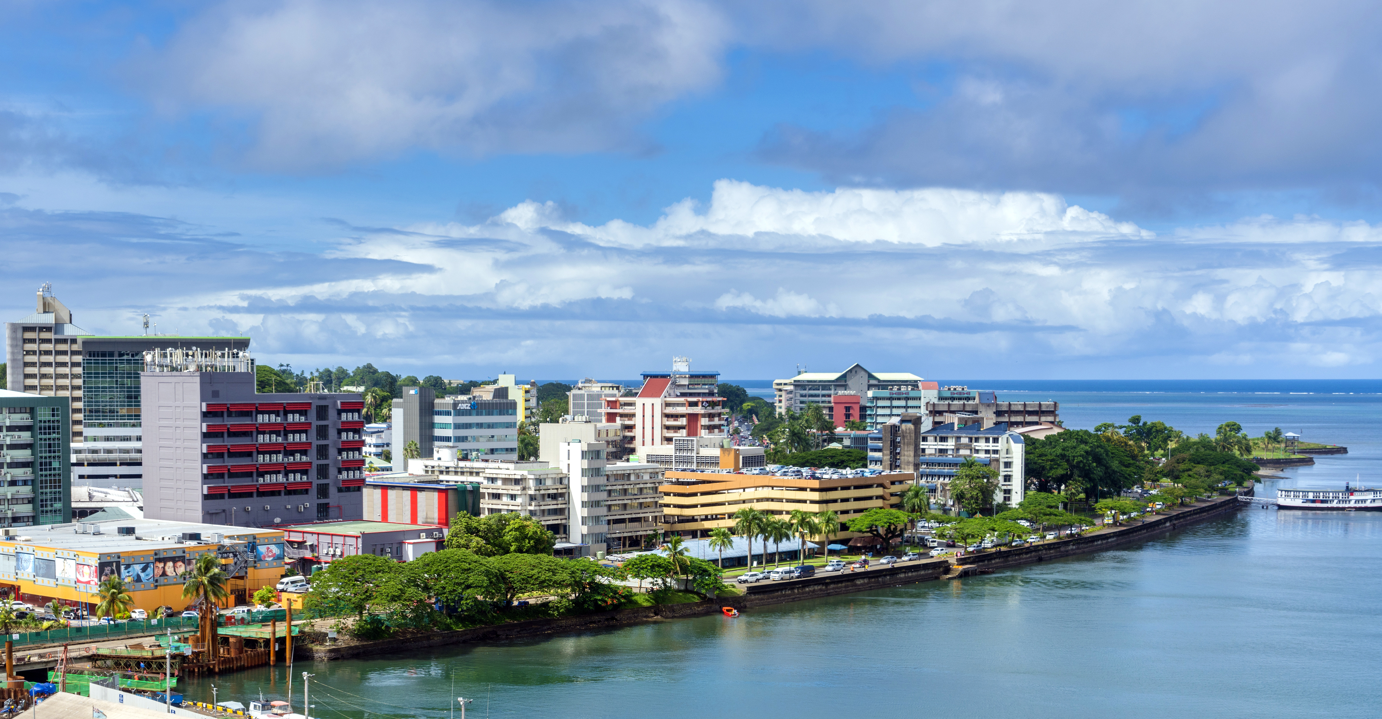 Skyline of Suva, Fiji