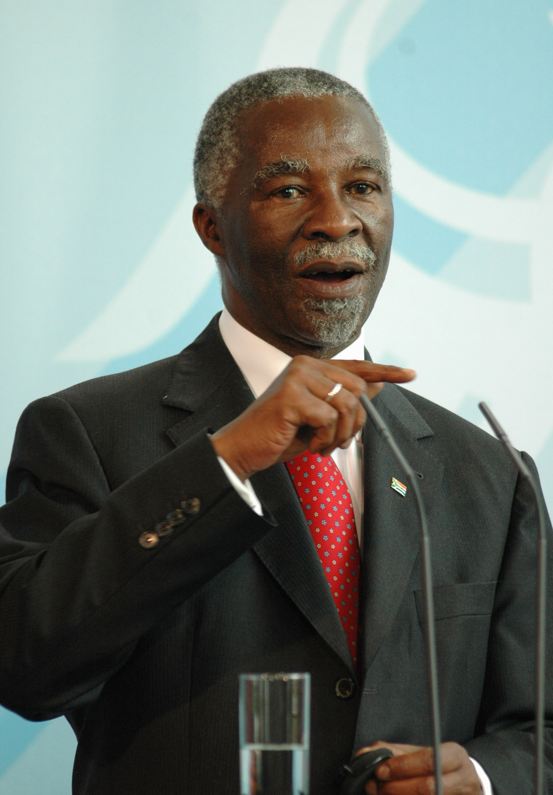 Thabo Mbeki, president of South Africa from 1999 to 2008