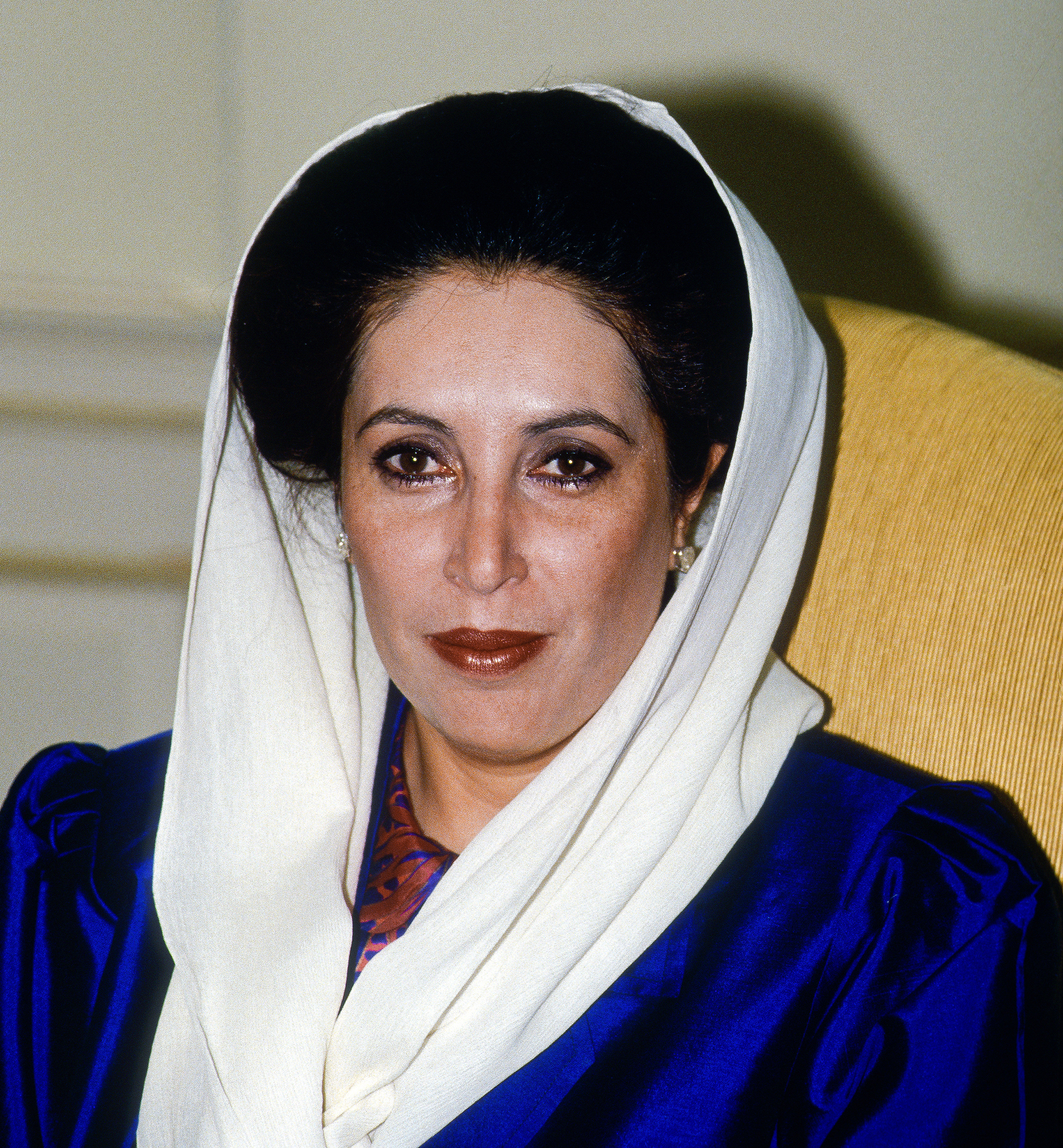 Benazir Bhutto, prime minister of Pakistan from 1988 to 1990 and from 1993 to 1996