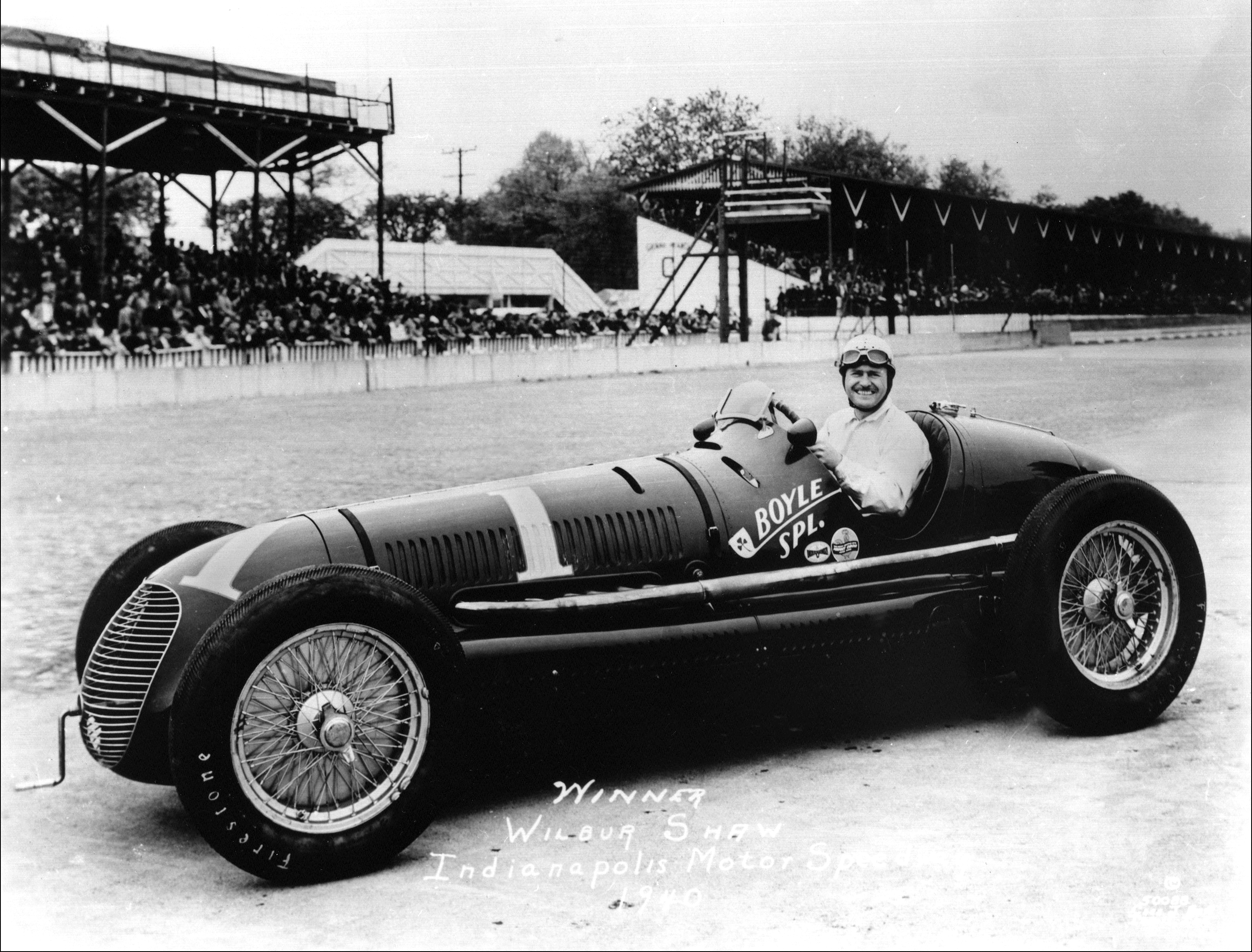 American race car driver Wilbur Shaw