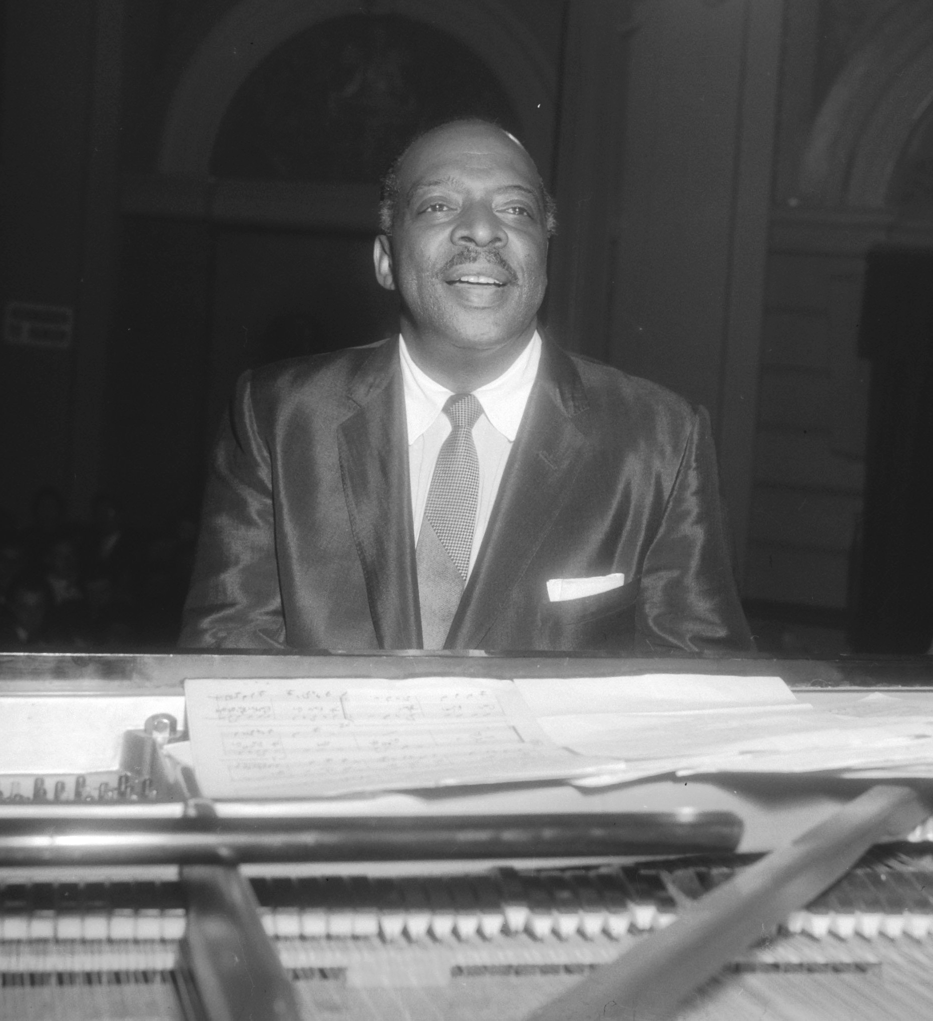 American jazz pianist and bandleader Count Basie