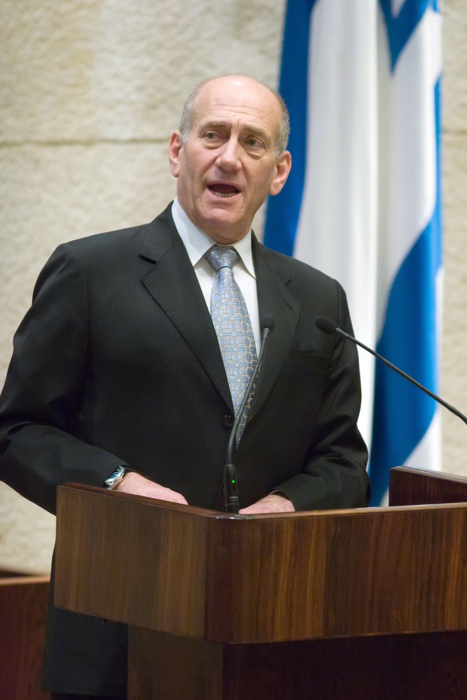 Ehud Olmert, prime minister of Israel from 2006 to 2008