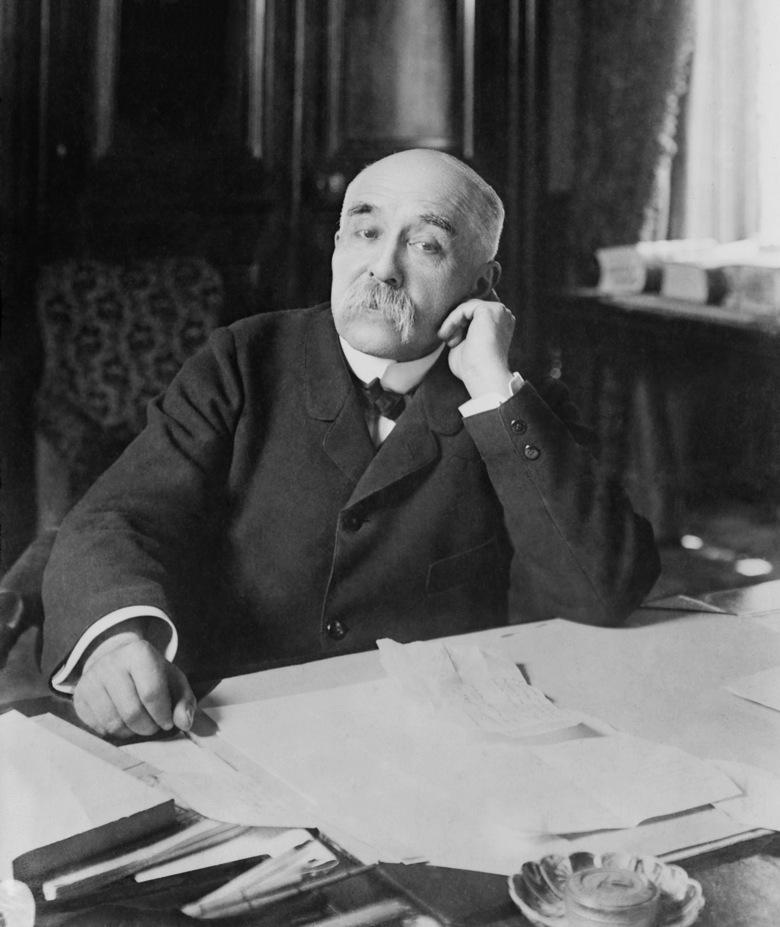 Georges Clemenceau, prime minister of France from 1906 to 1909