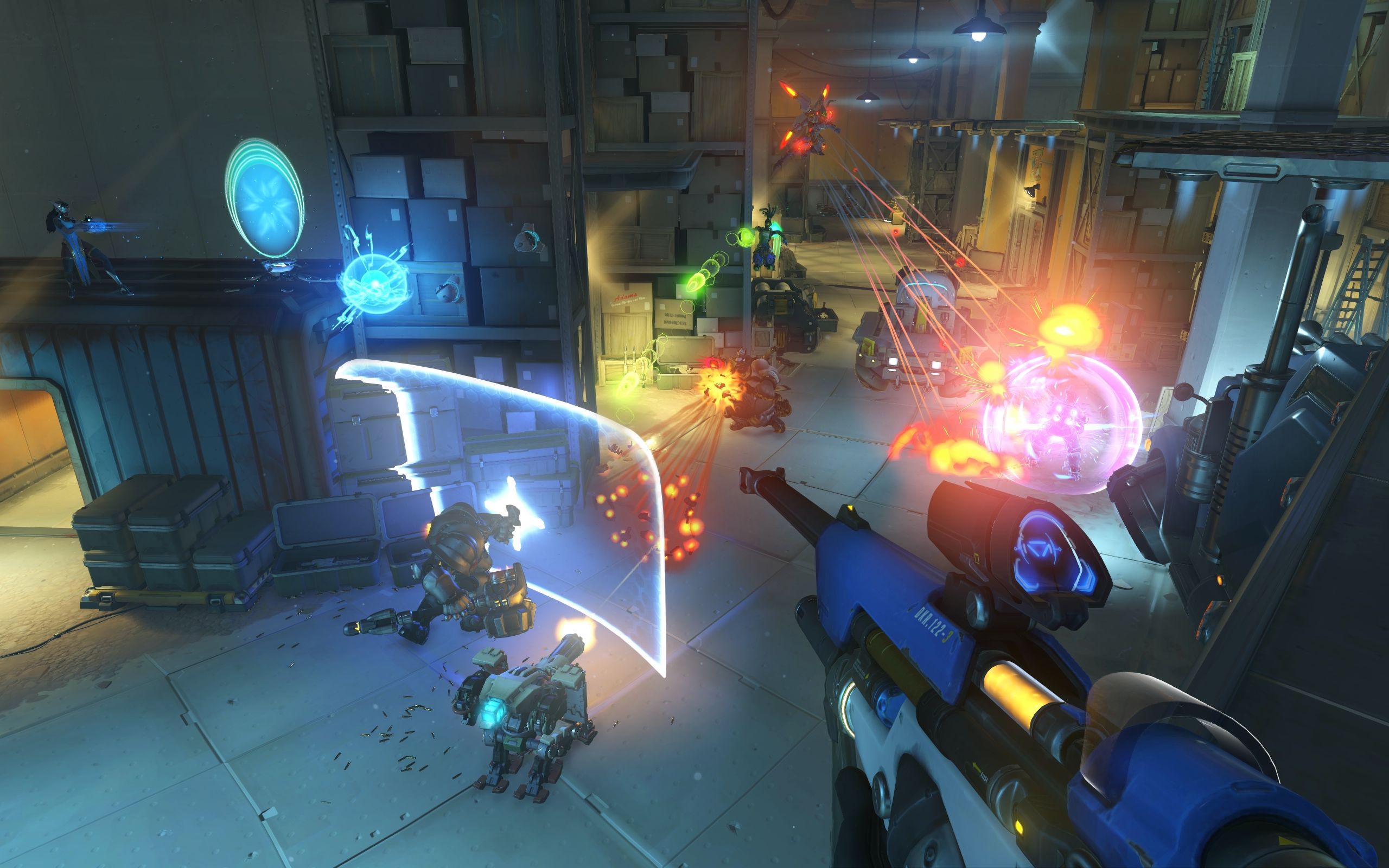 Scene from the video game Overwatch 