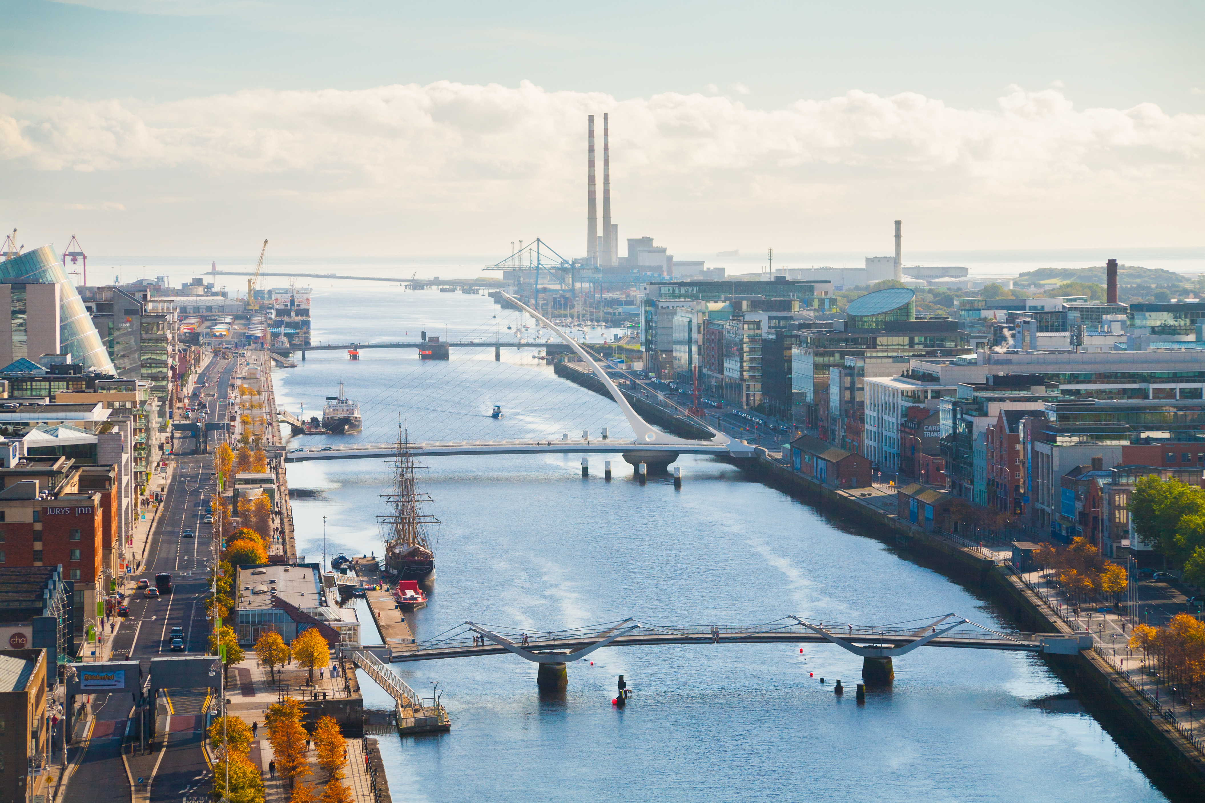 River Liffey in Dublin, Ireland