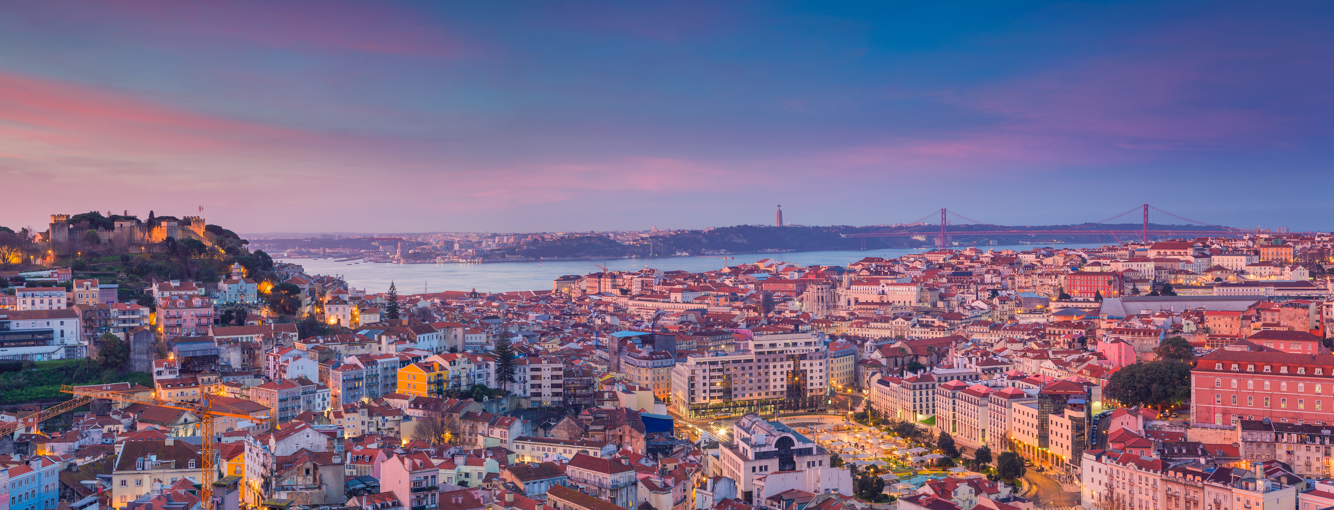 Skyline of Lisbon, Portugal