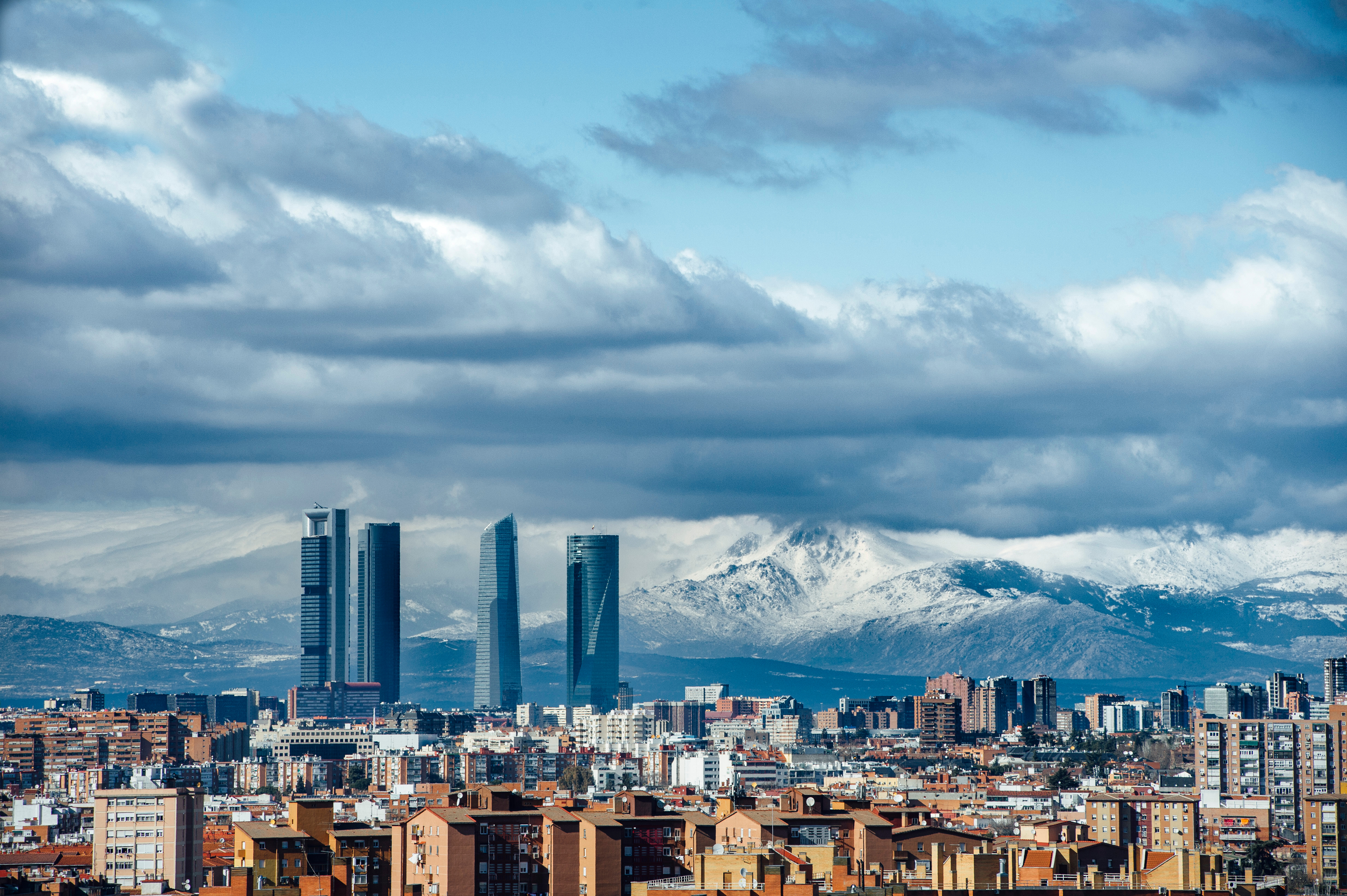 Skyline of Madrid's business district