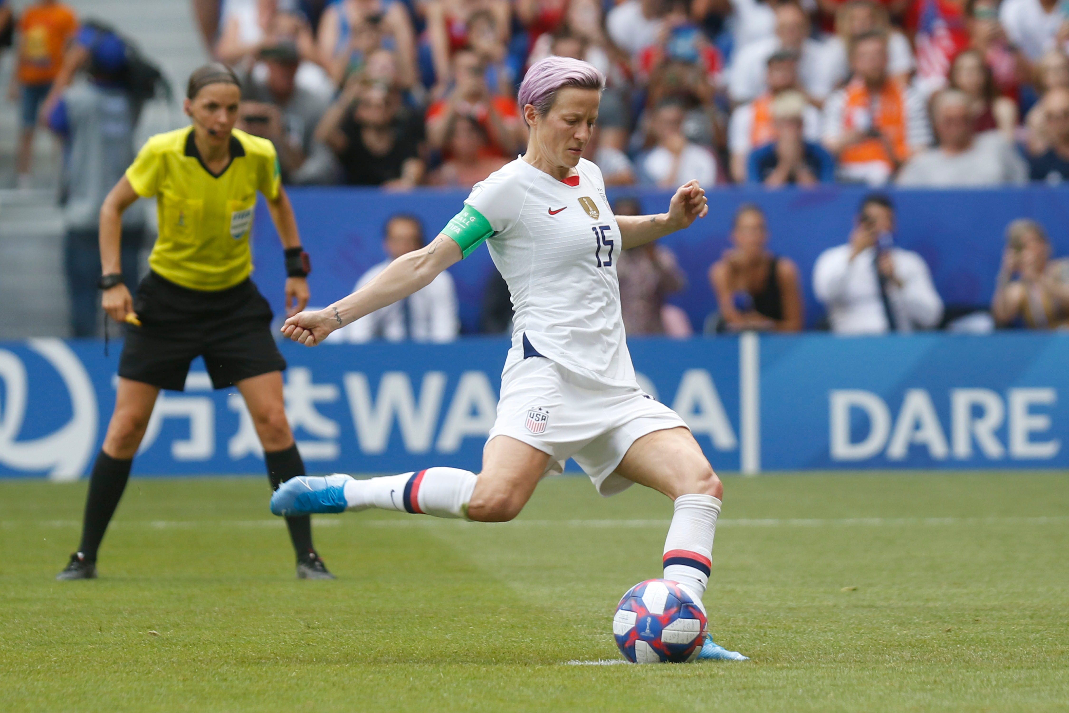 U.S. soccer star Megan Rapinoe