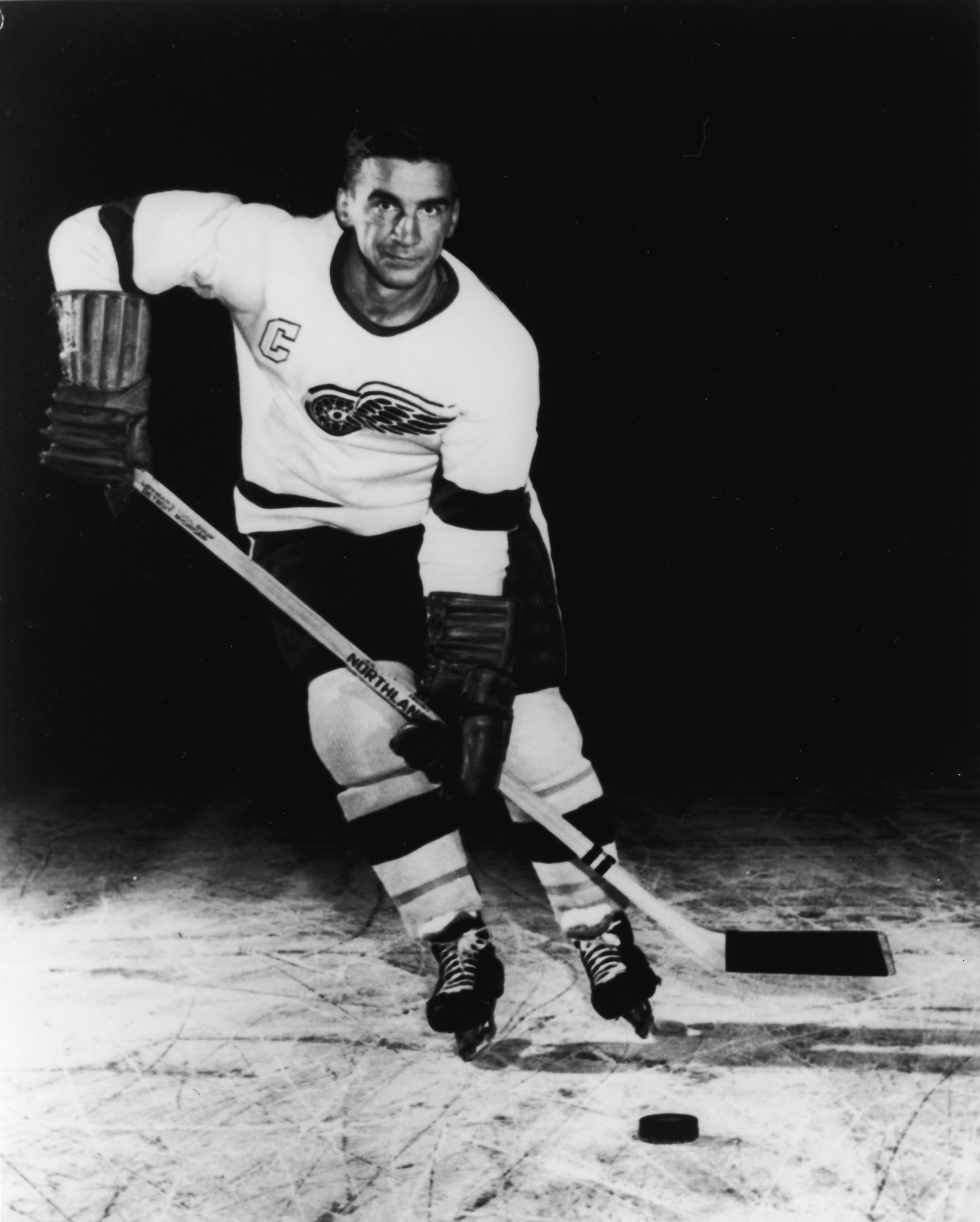 Ted Lindsay of the Detroit Red Wings