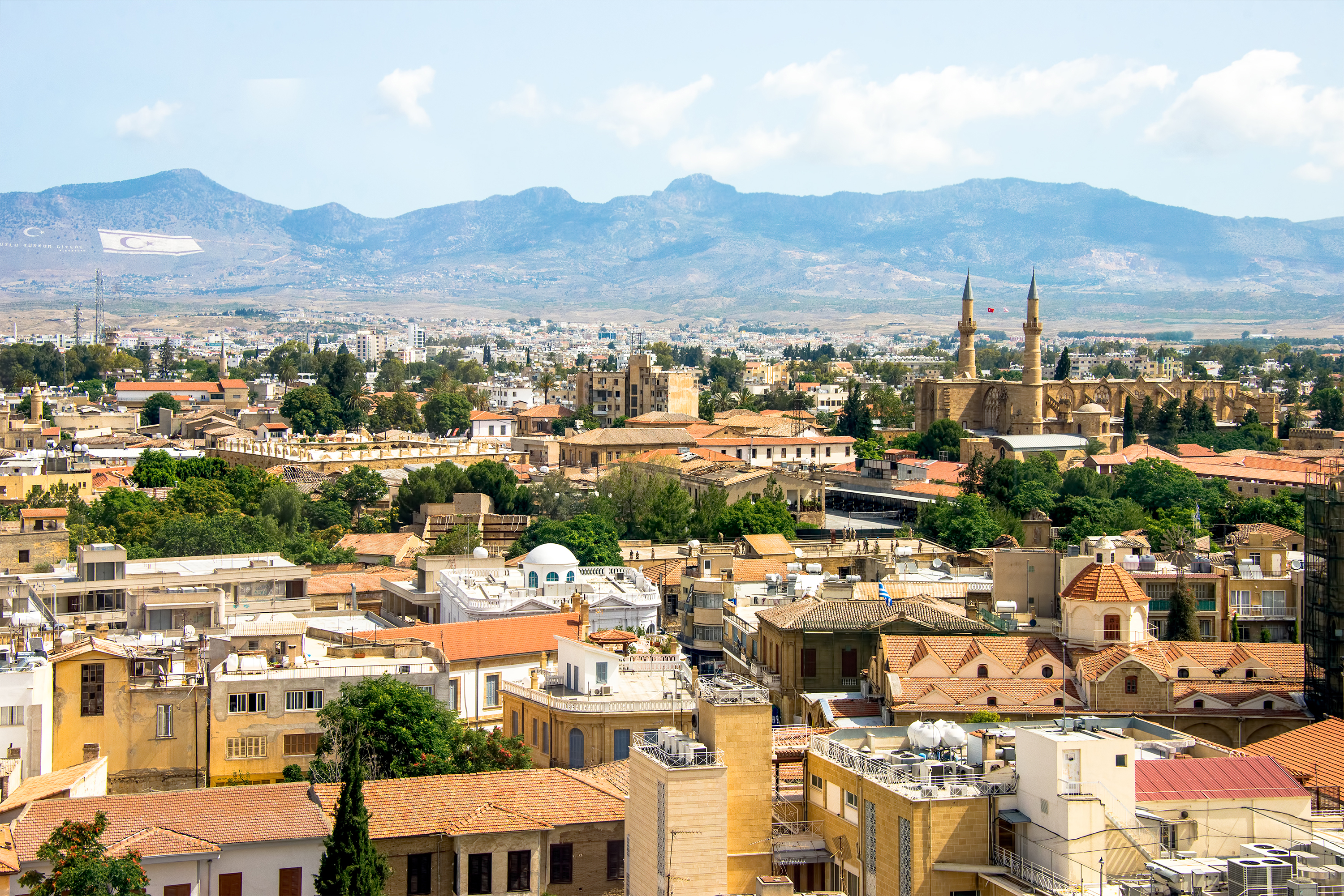 Skyline of Nicosia, Cyprus