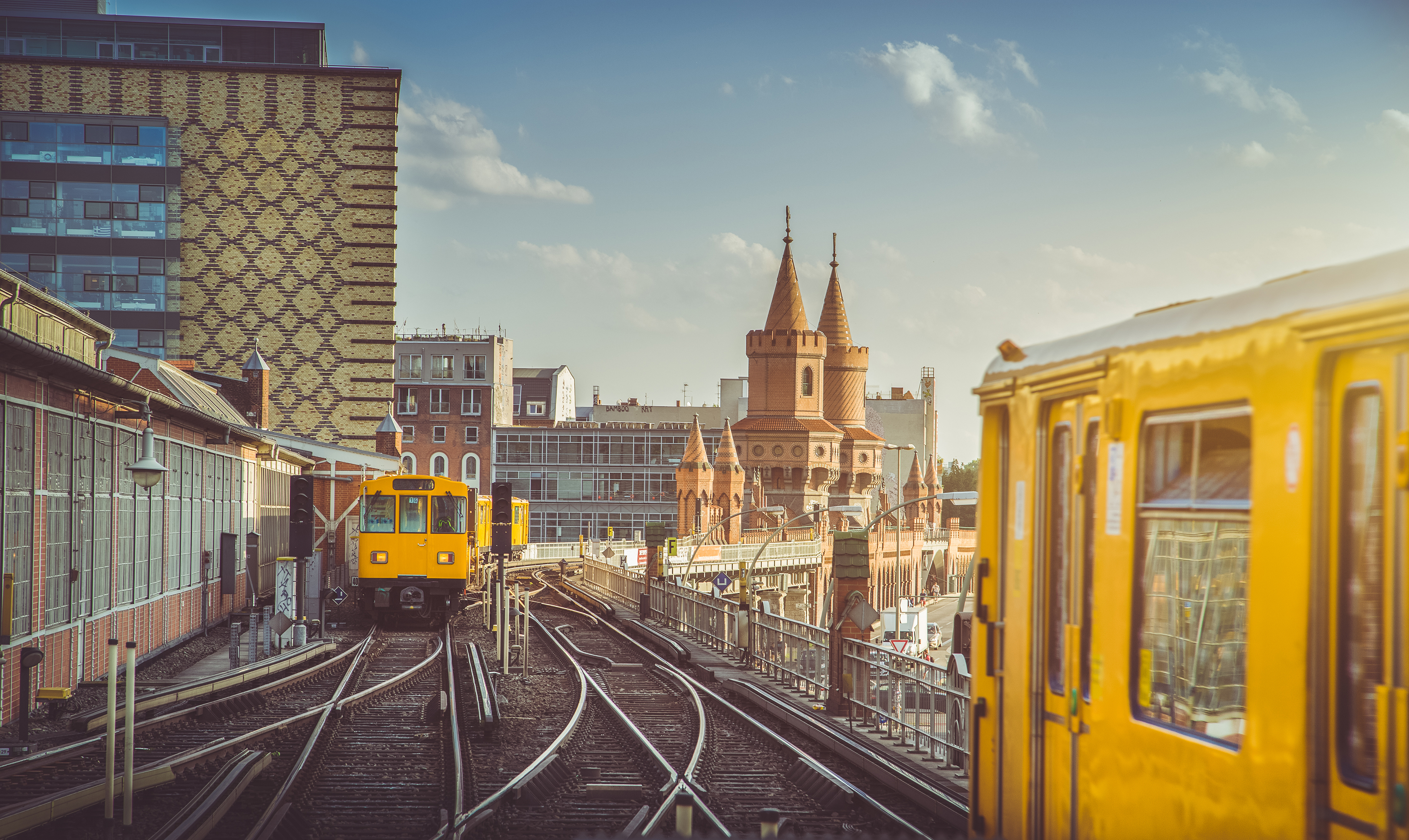 U-Bahn trains in Berlin