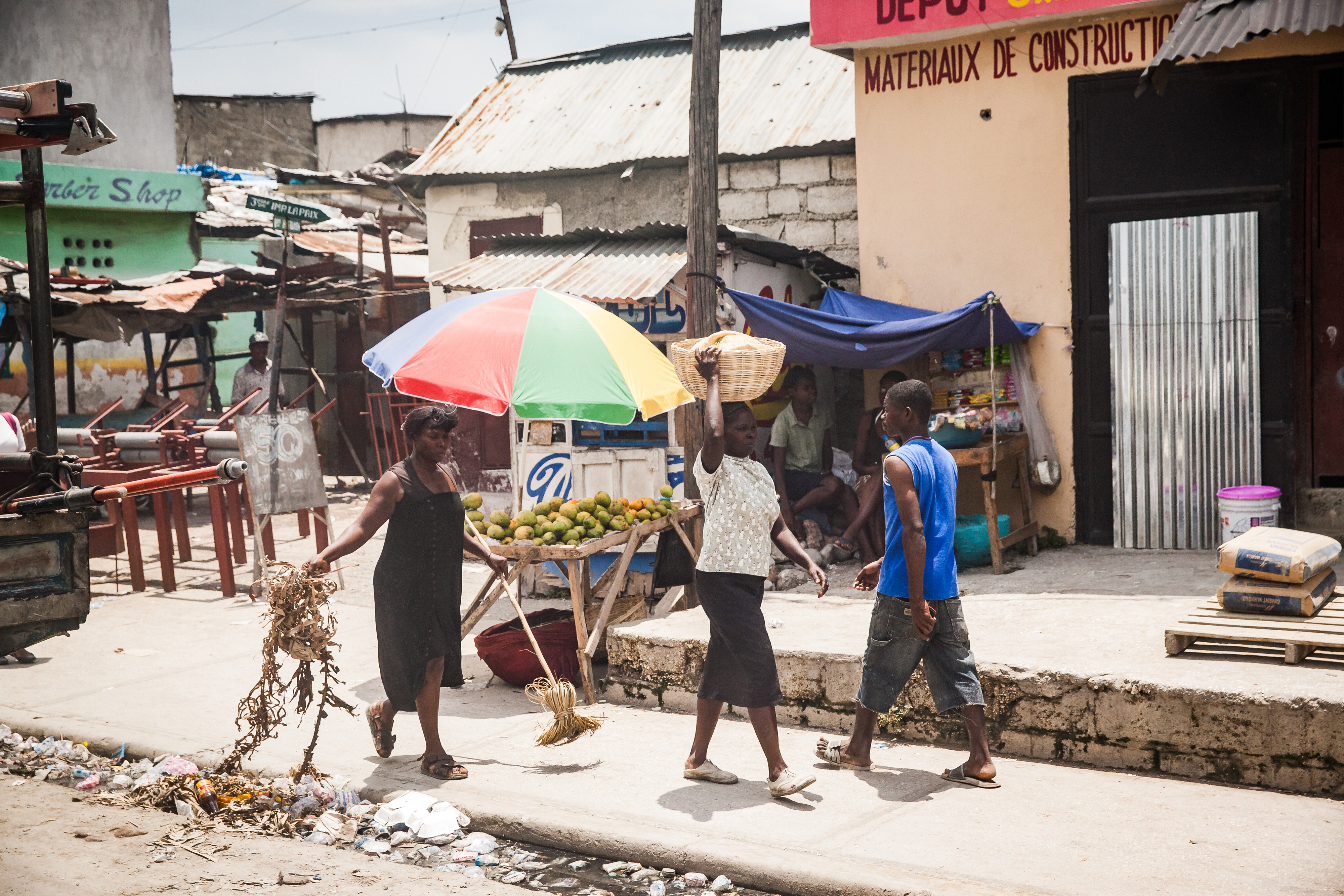 Street scene in Port-au-Prince, Haiti