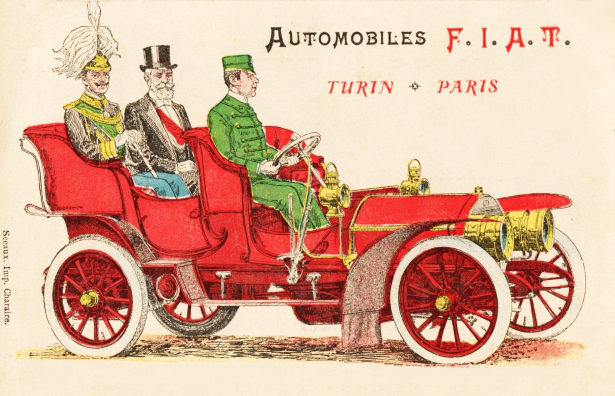 1904 Fiat automobile advertisement