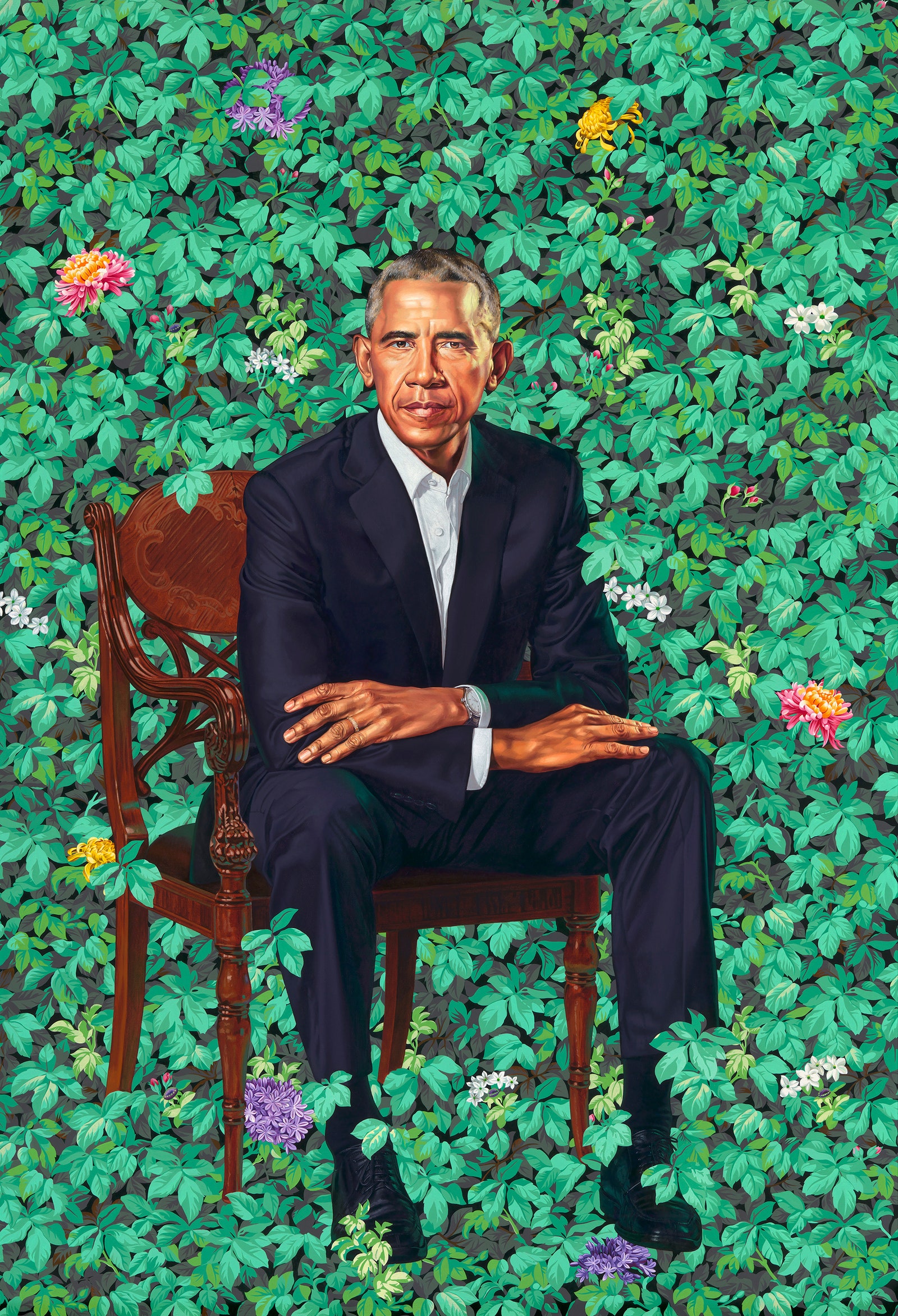 Barack Obama by Kehinde Wiley