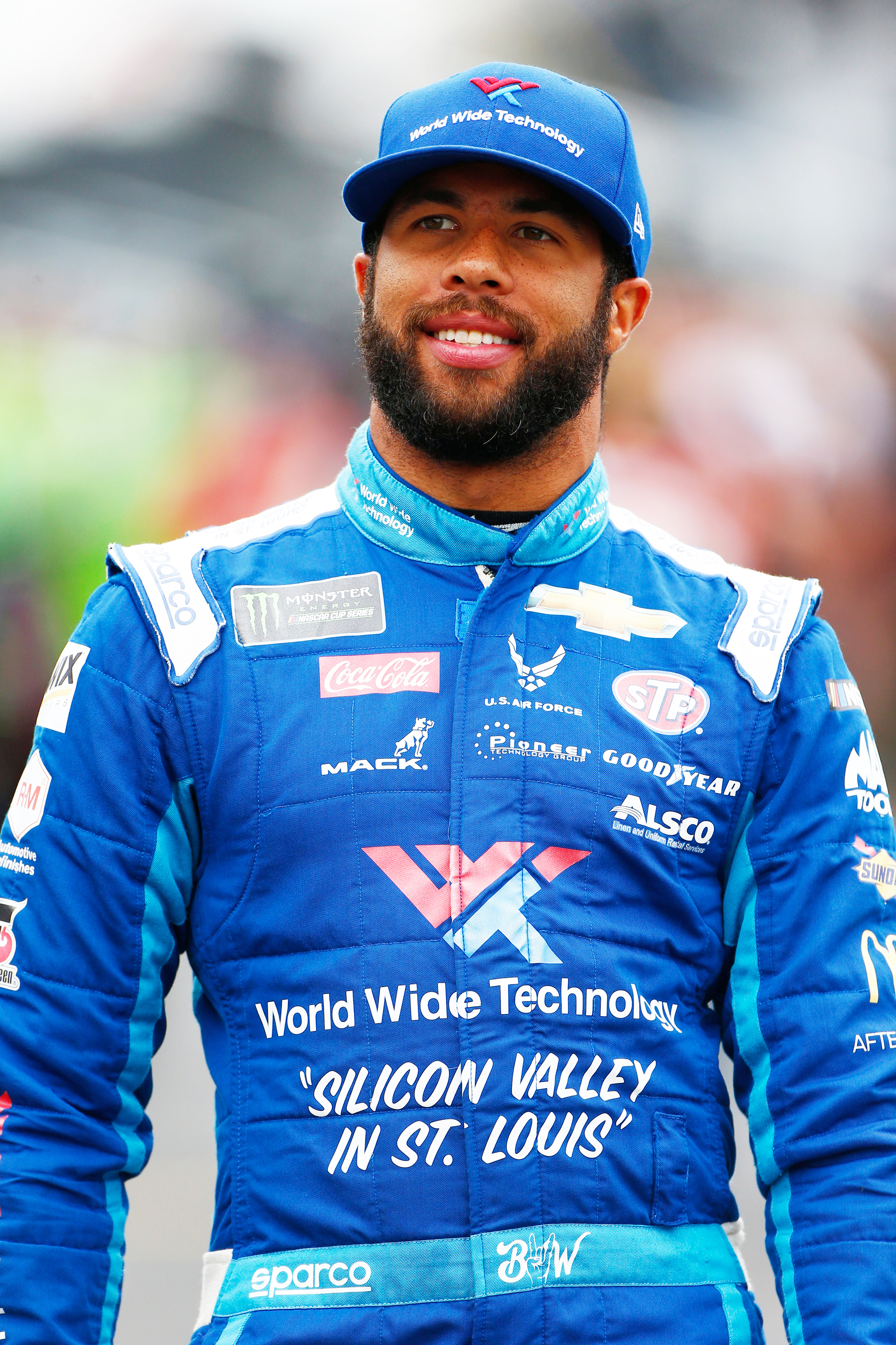 American automobile racing driver Bubba Wallace