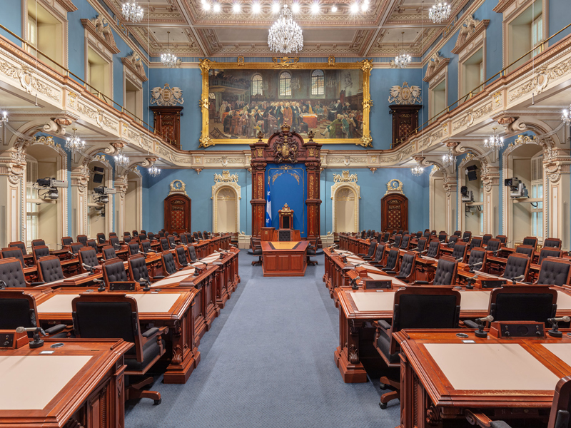 National Assembly Chamber, Quebec City, Quebec