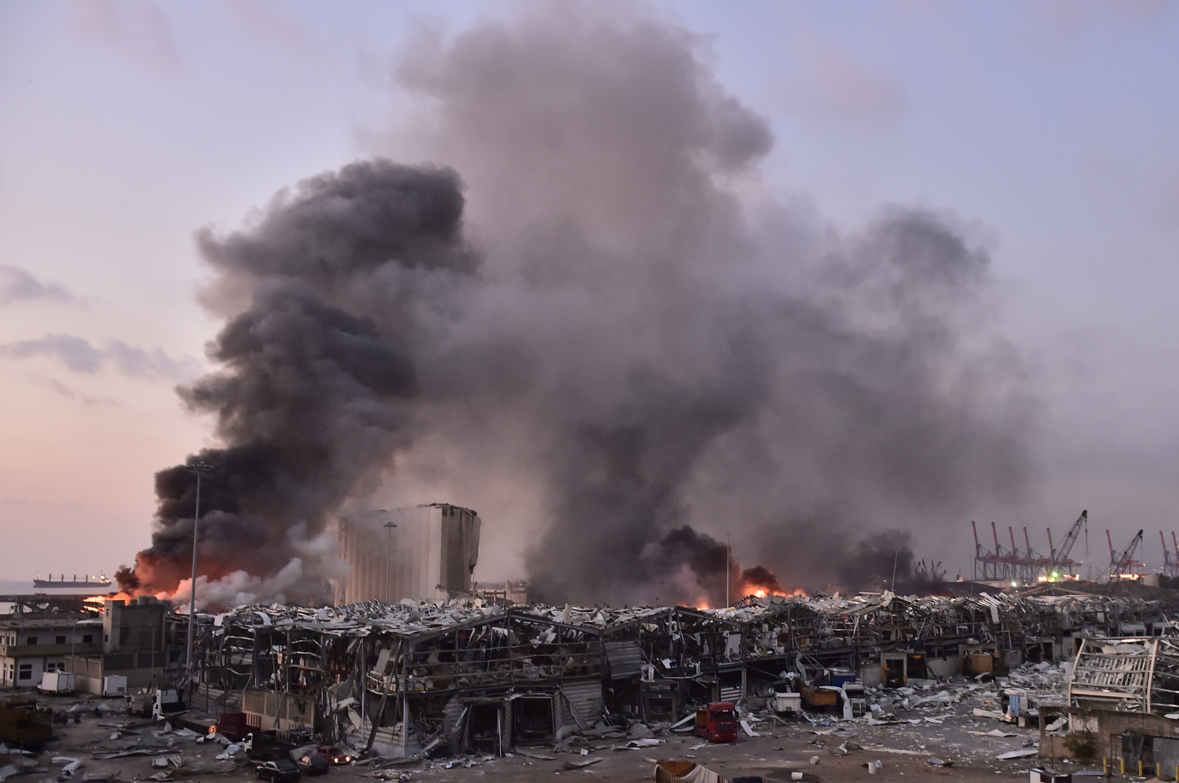 Explosion at port of Beirut, Lebanon