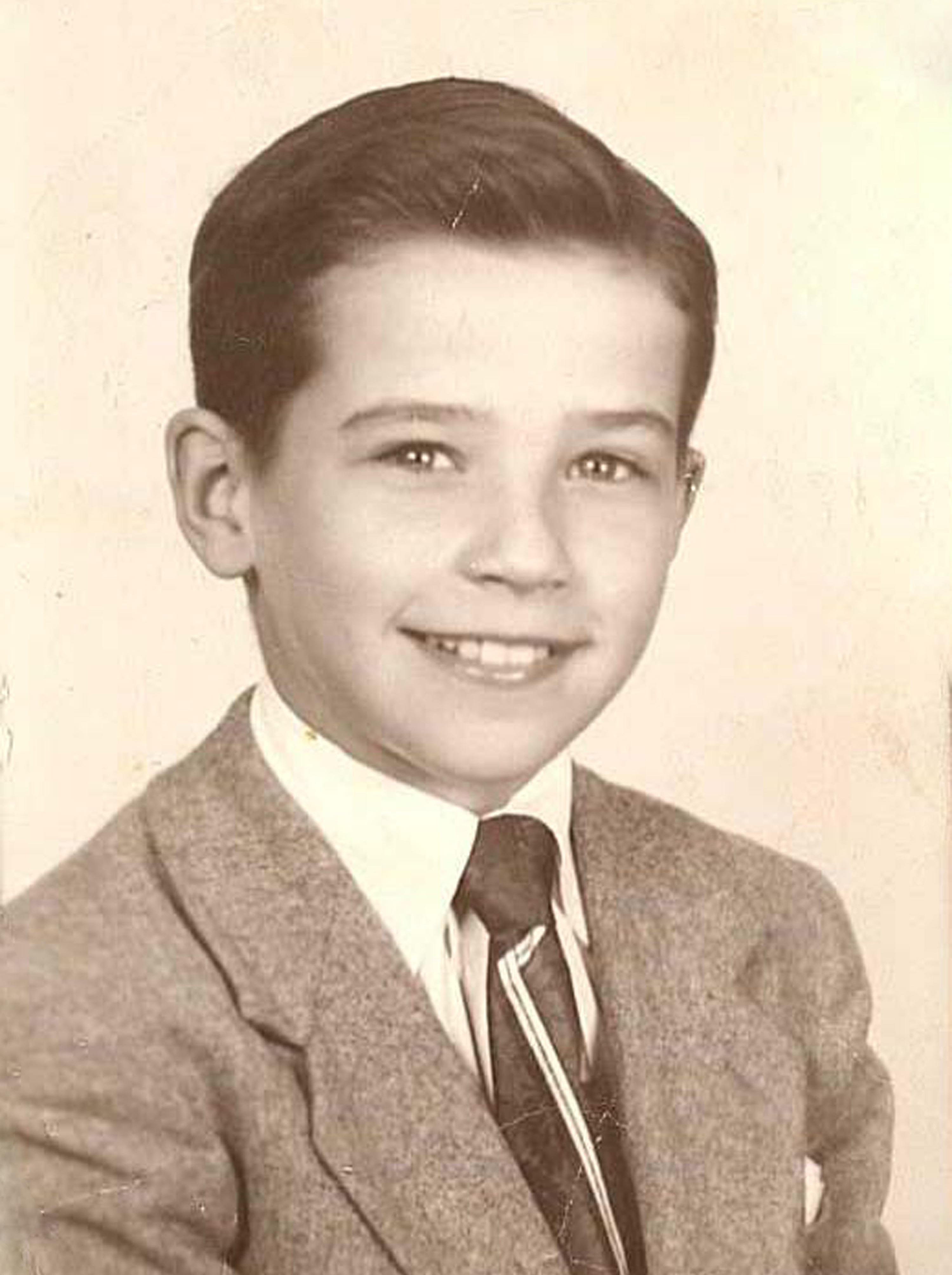 Joe Biden at age 10