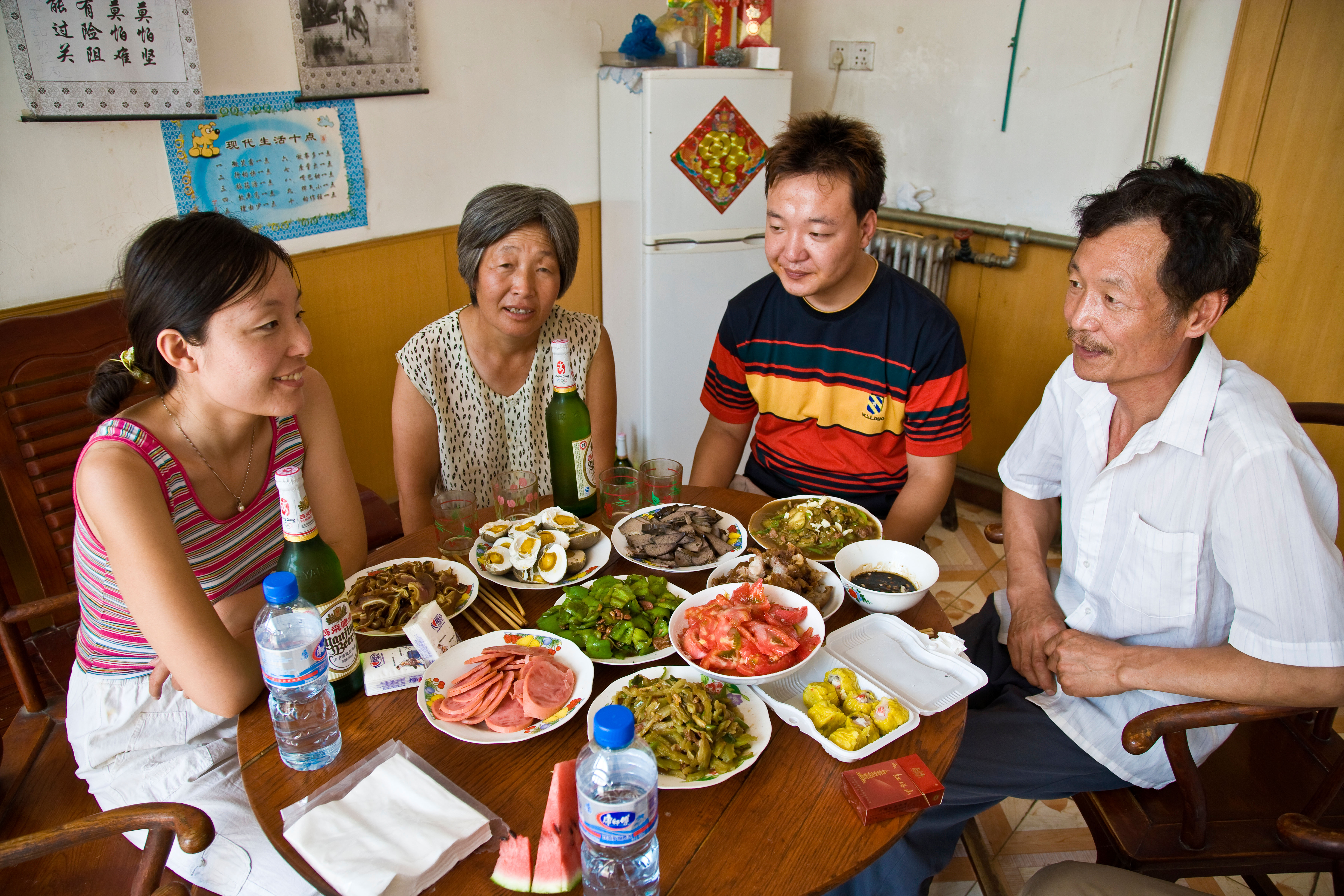 Family meal in China