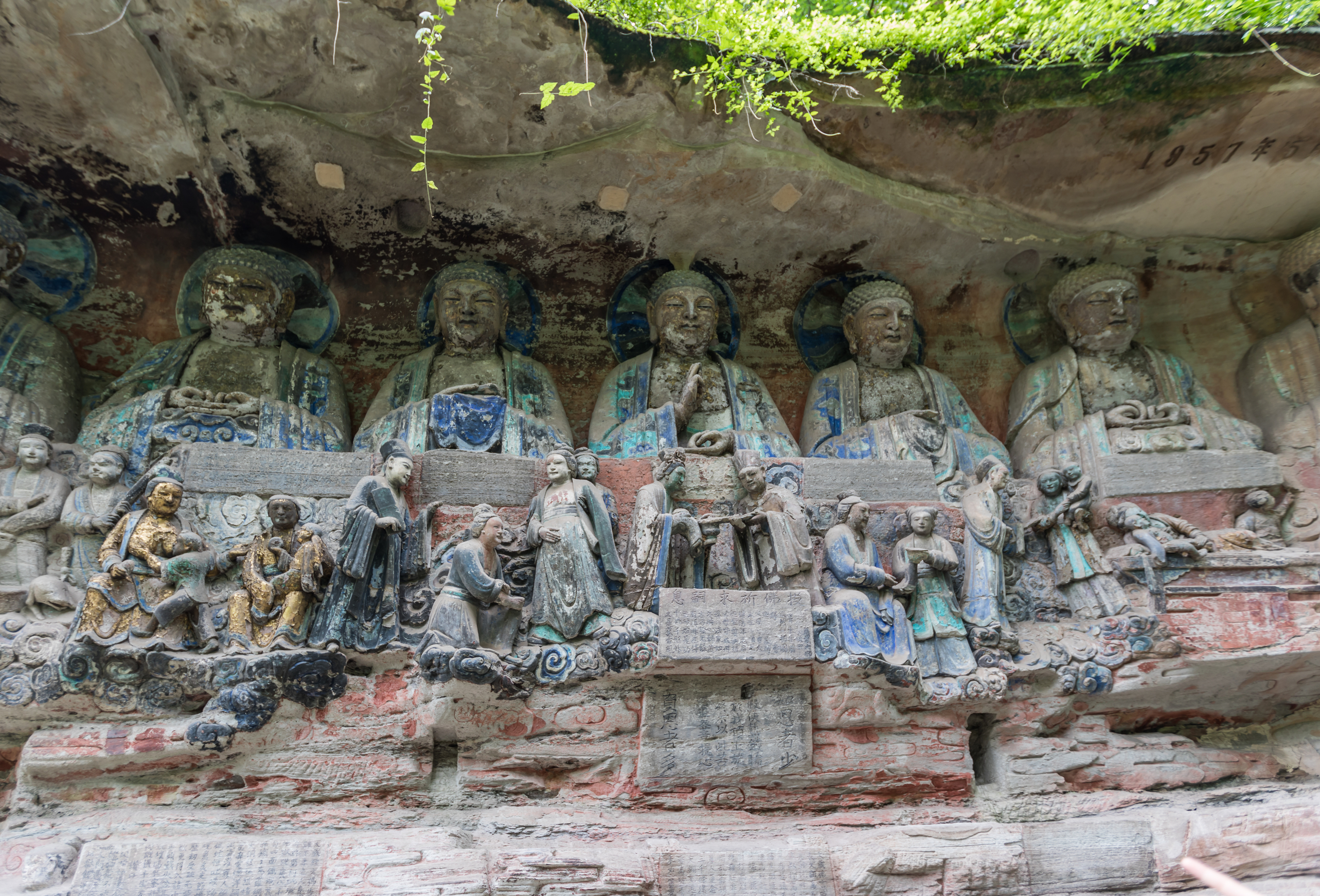 Buddhist cliff sculptures in China