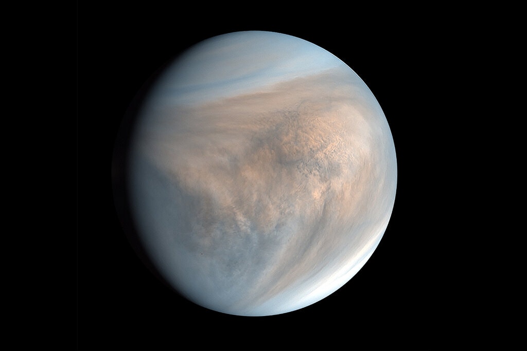 Clouds on the planet Venus