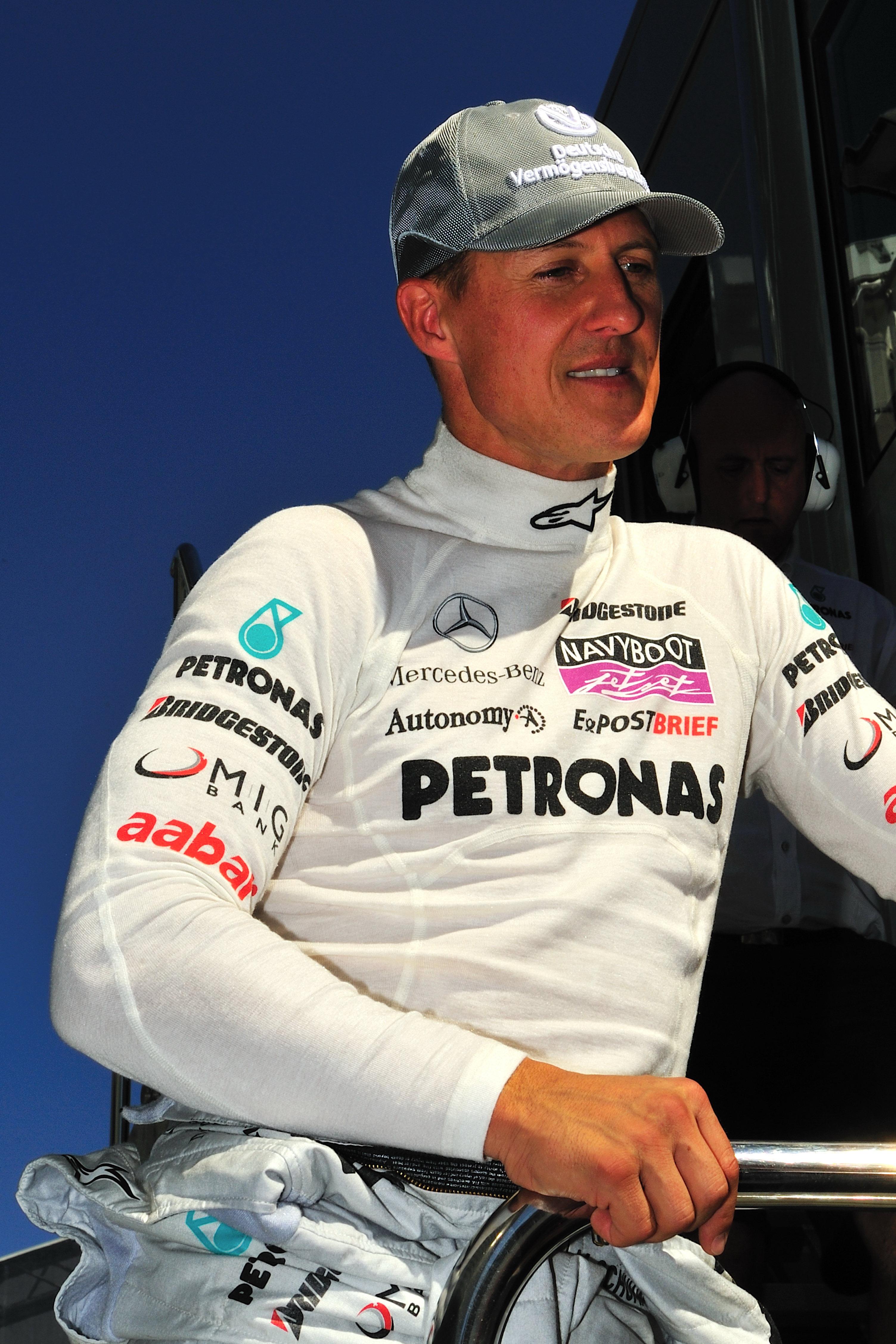 German race-car driver Michael Schumacher