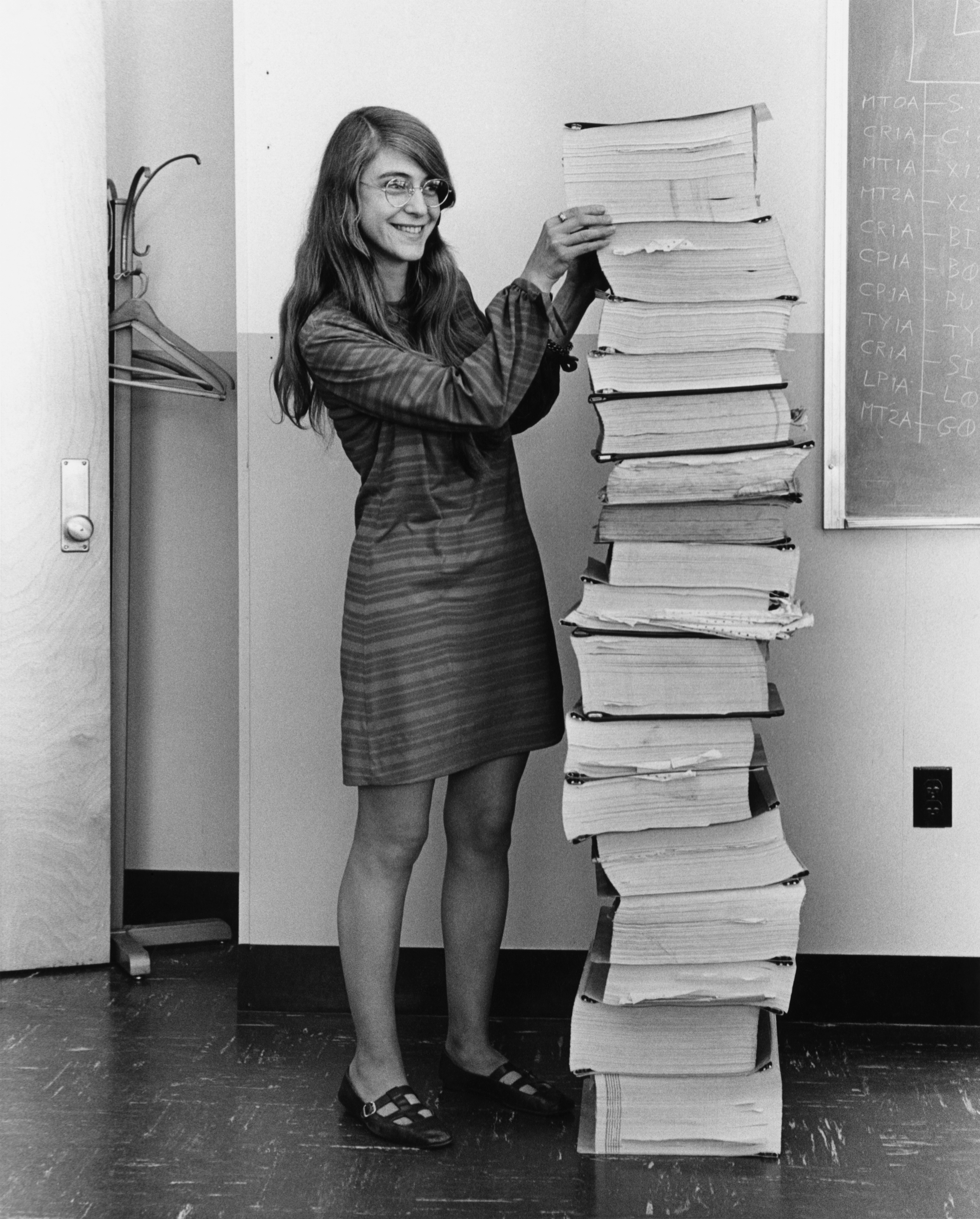 American computer programmer Margaret Hamilton