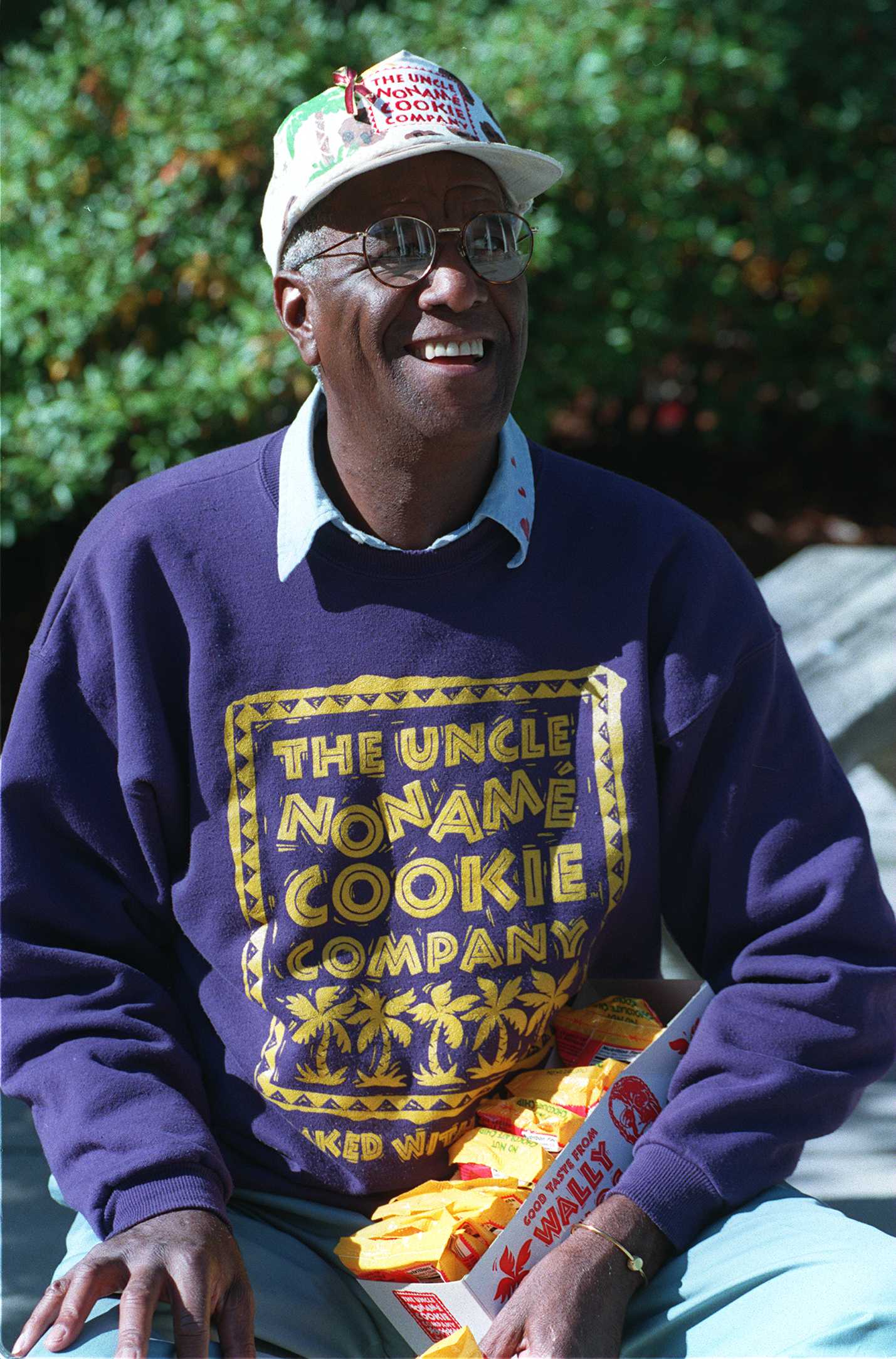 American cookie entrepreneur Wally Amos