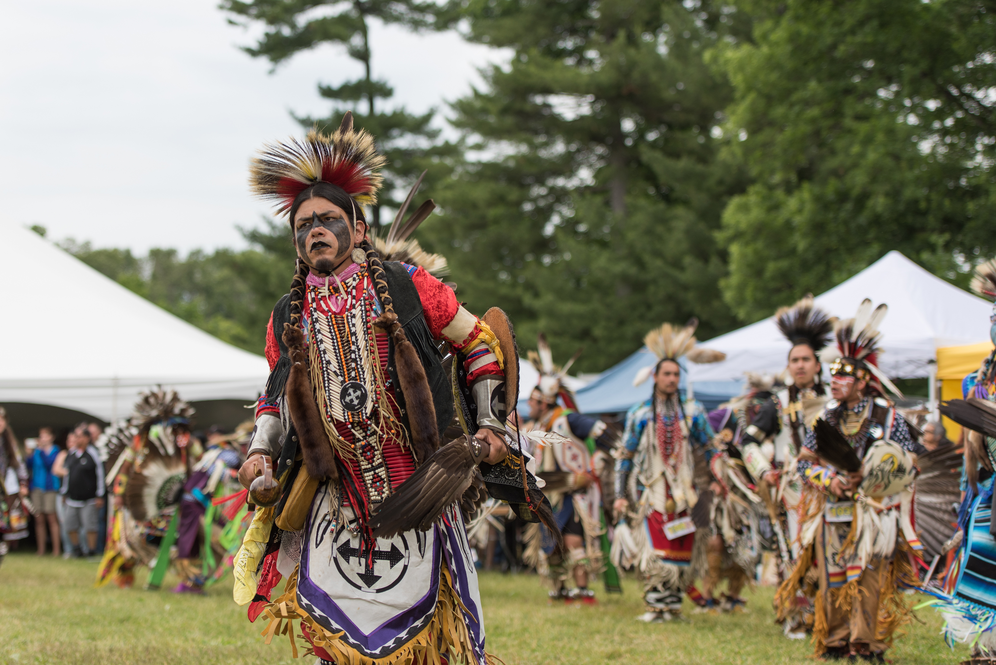 Indigenous dancers in Ottawa, Ontario, Canada